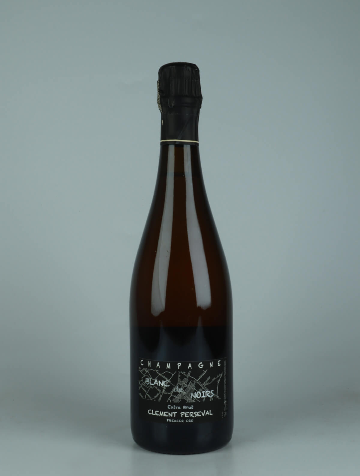 En flaske N.V. (21/22) Blanc de Noirs 1. Cru - Extra Brut Mousserende fra Clément Perseval, Champagne i Frankrig