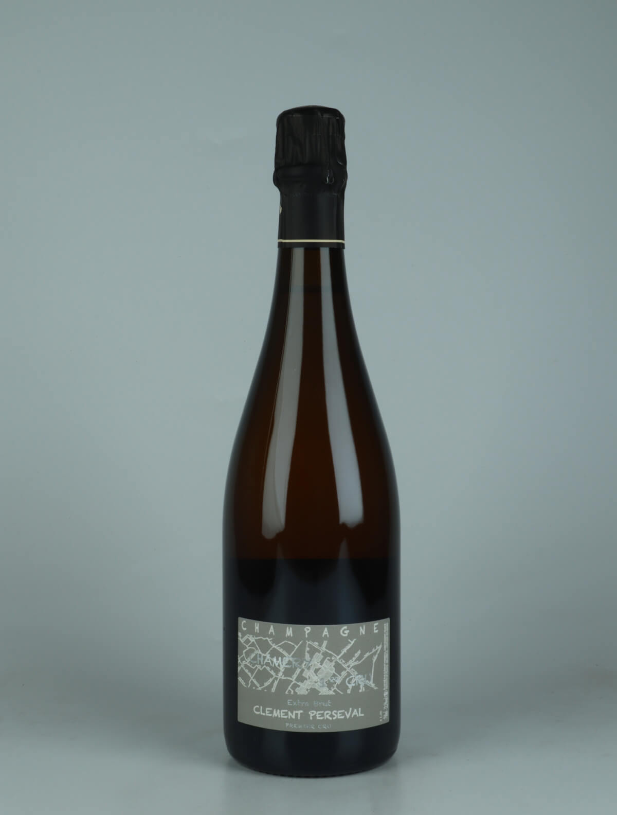 En flaske N.V. (21/22) Chamery 1. Cru - Extra Brut Mousserende fra Clément Perseval, Champagne i Frankrig