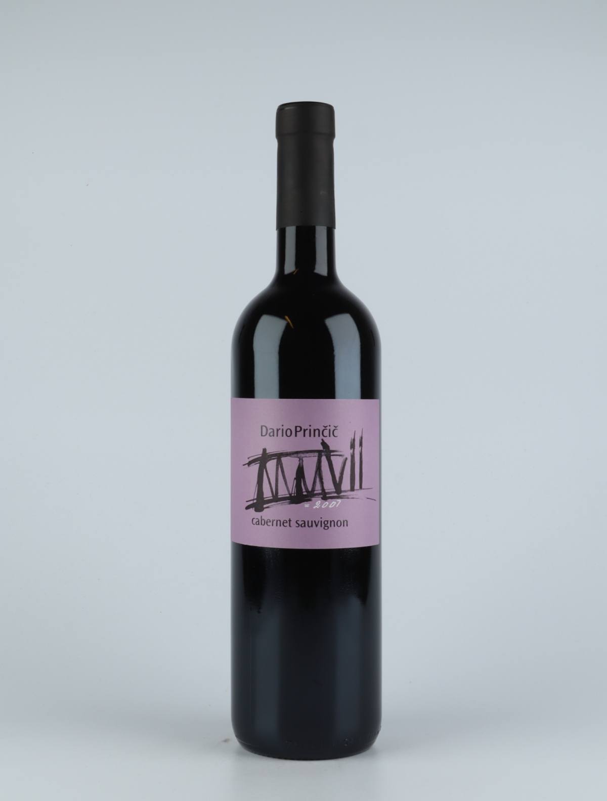 A bottle 2007 Cabernet Sauvignon Red wine from Dario Princic, Friuli in Italy