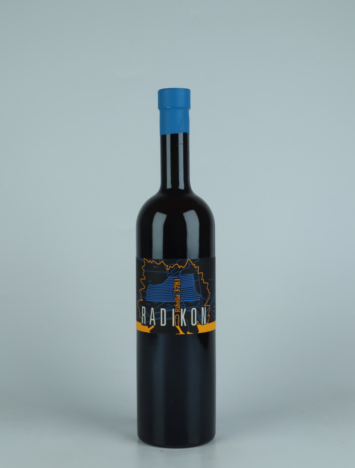 A bottle 2008 Ribolla "3781" Orange wine from Radikon, Friuli in Italy