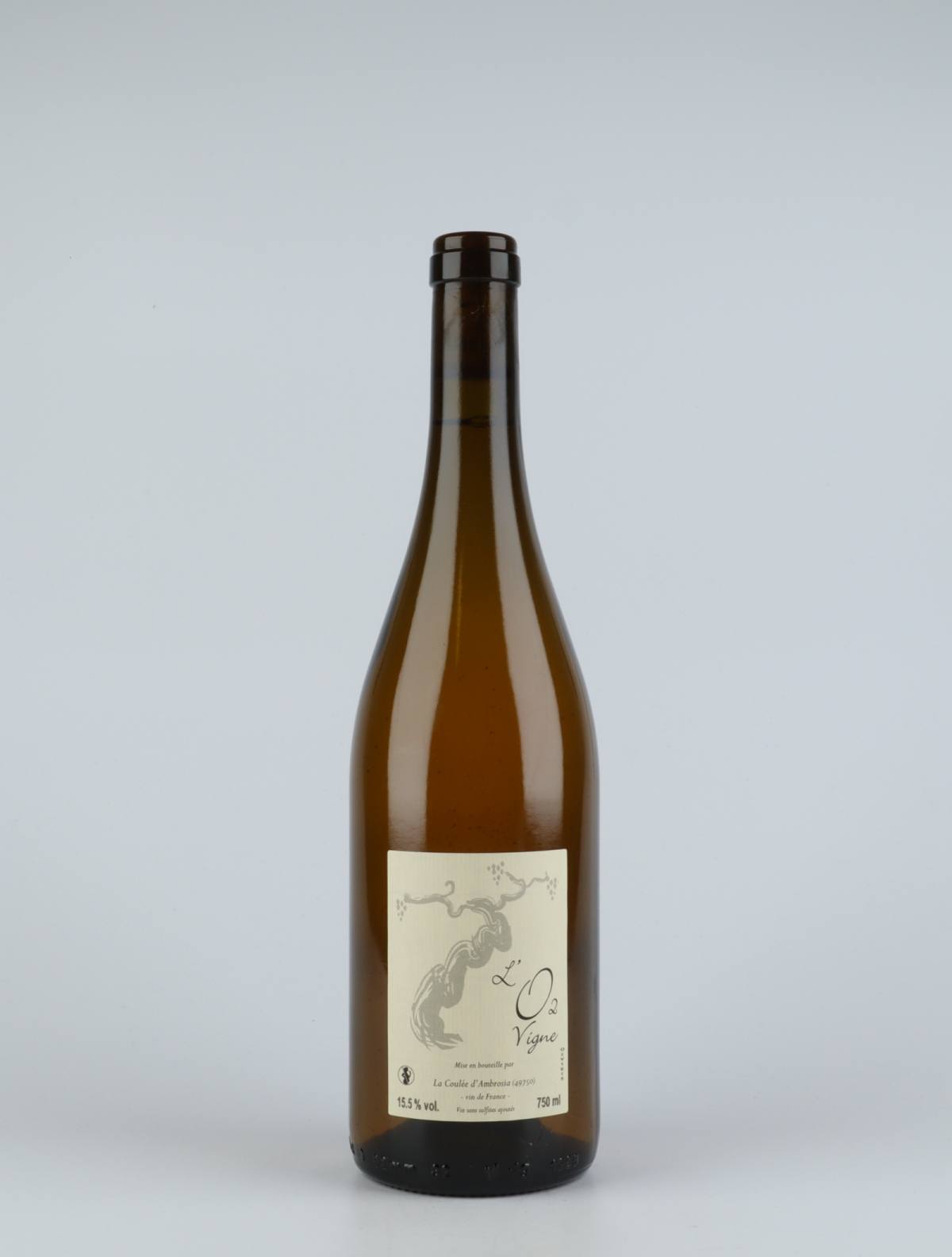 A bottle 2010 O2 Vigne White wine from Jean-Francois Chene, Loire in France