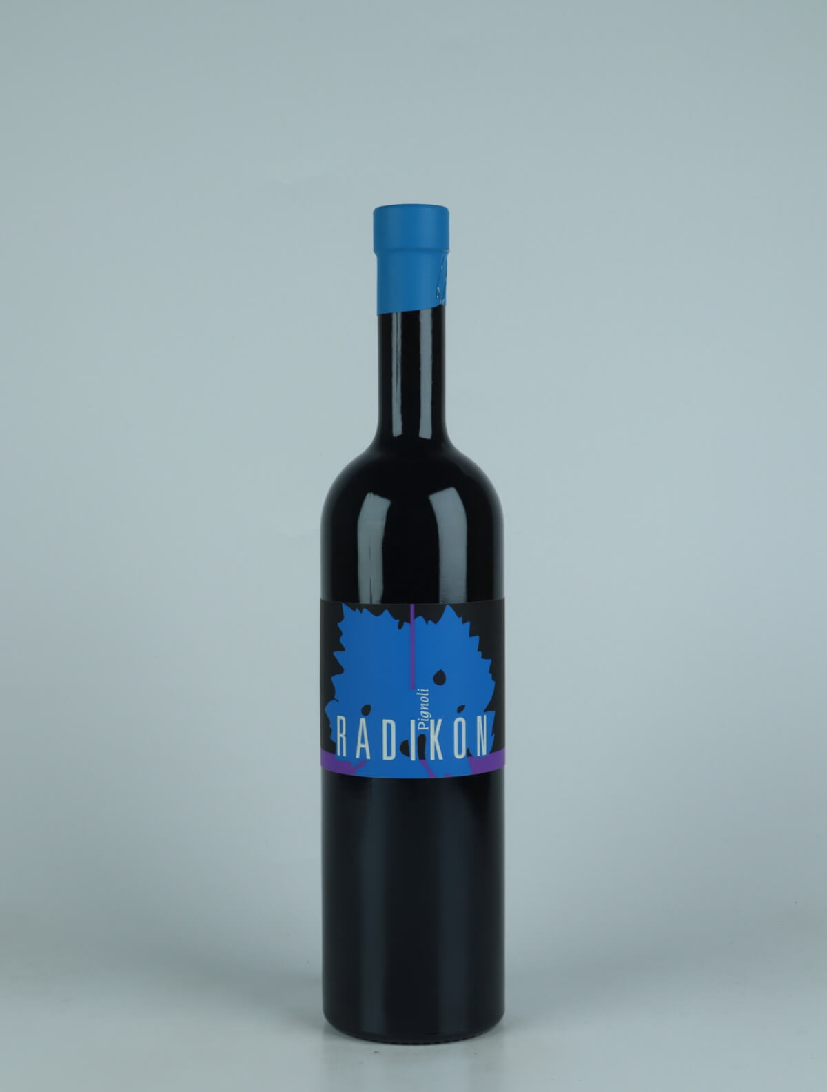 A bottle 2011 Rosso delle Venezie - Pignoli Red wine from Radikon, Friuli in Italy