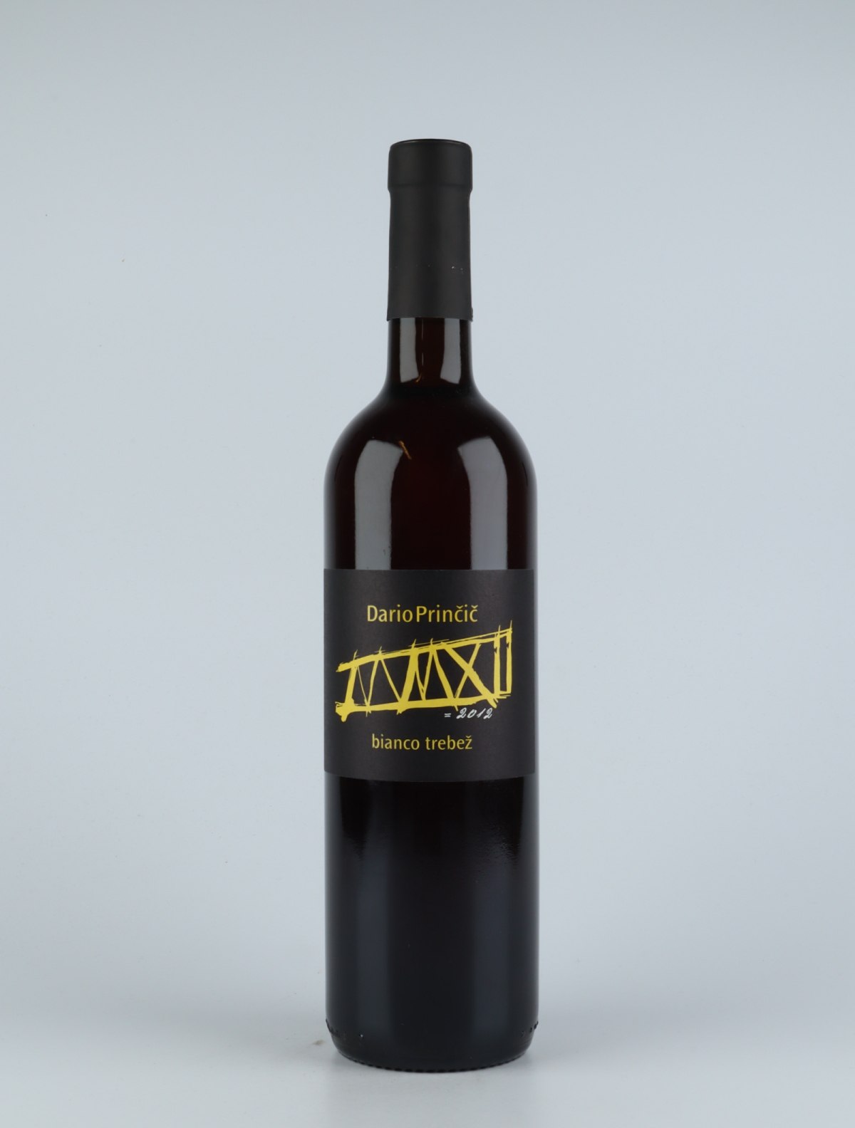 A bottle 2012 Bianco Trebez Selezione Orange wine from Dario Princic, Friuli in Italy