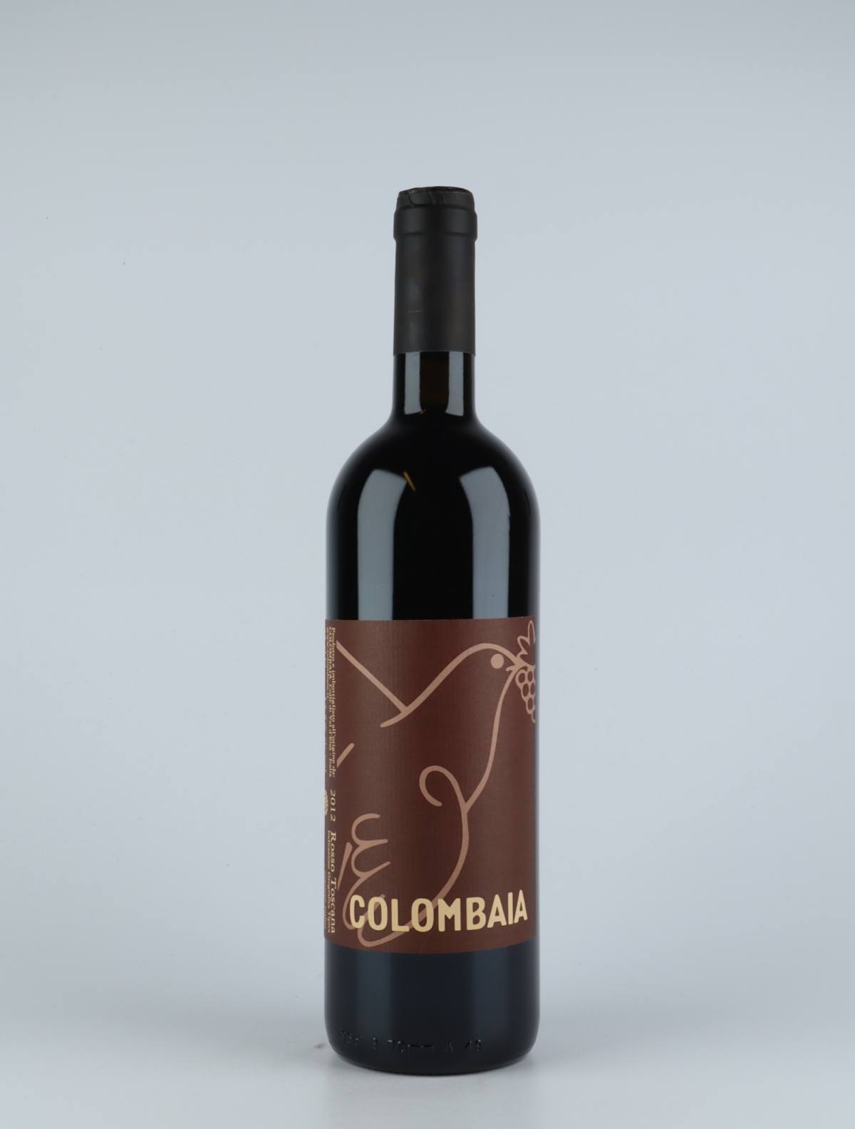 A bottle 2012 Vigna Vecchia Red wine from Colombaia, Tuscany in Italy