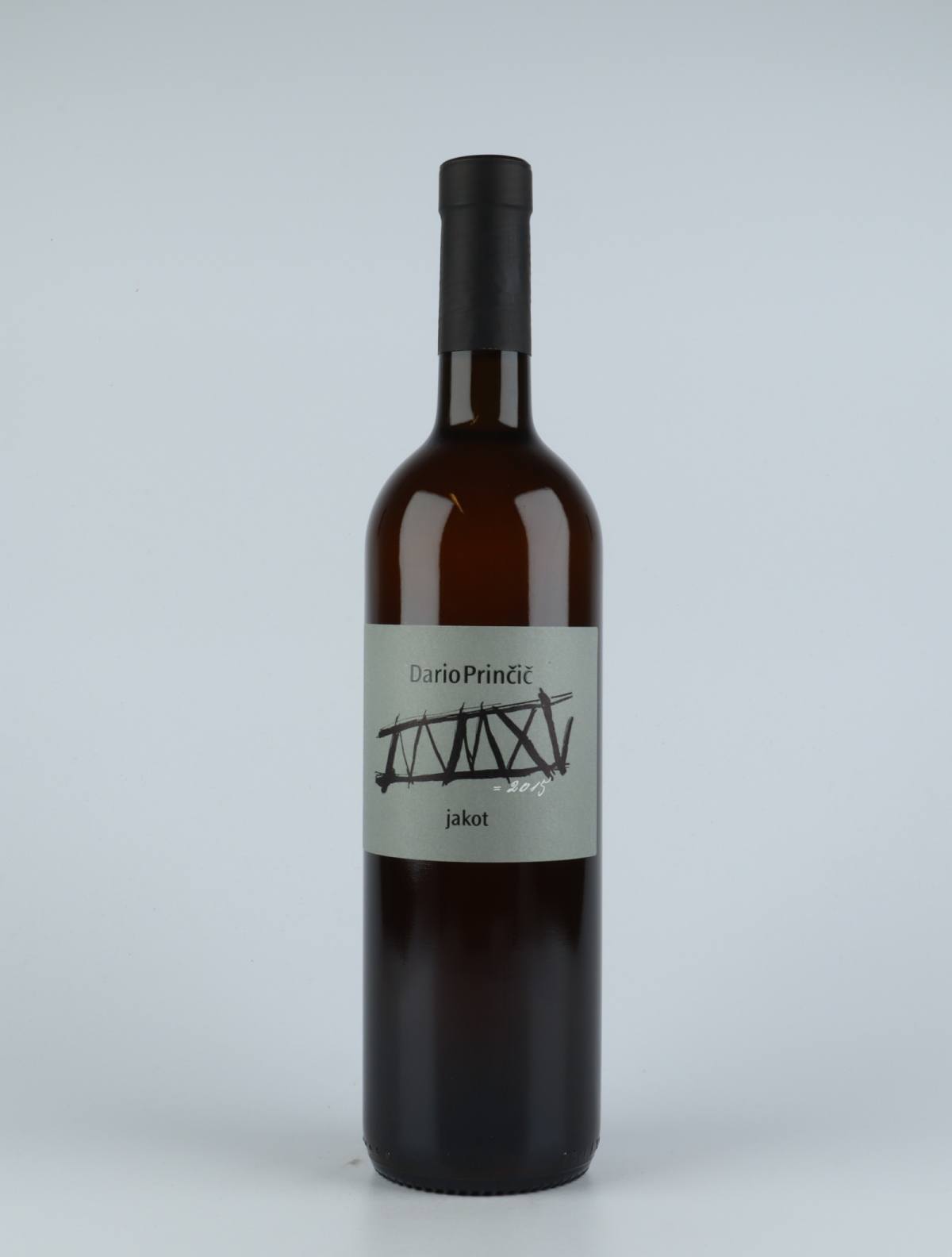 A bottle 2015 Bianco Jakot Orange wine from Dario Princic, Friuli in Italy