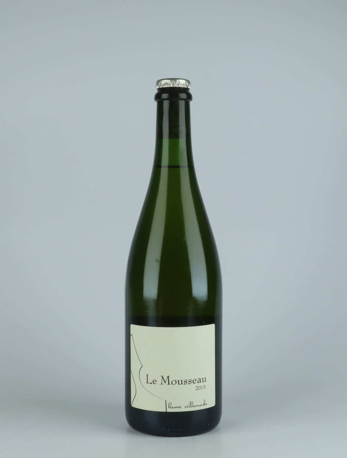 A bottle 2015 Chenin Blanc - Le Mousseau White wine from Hervé Villemade, Loire in France