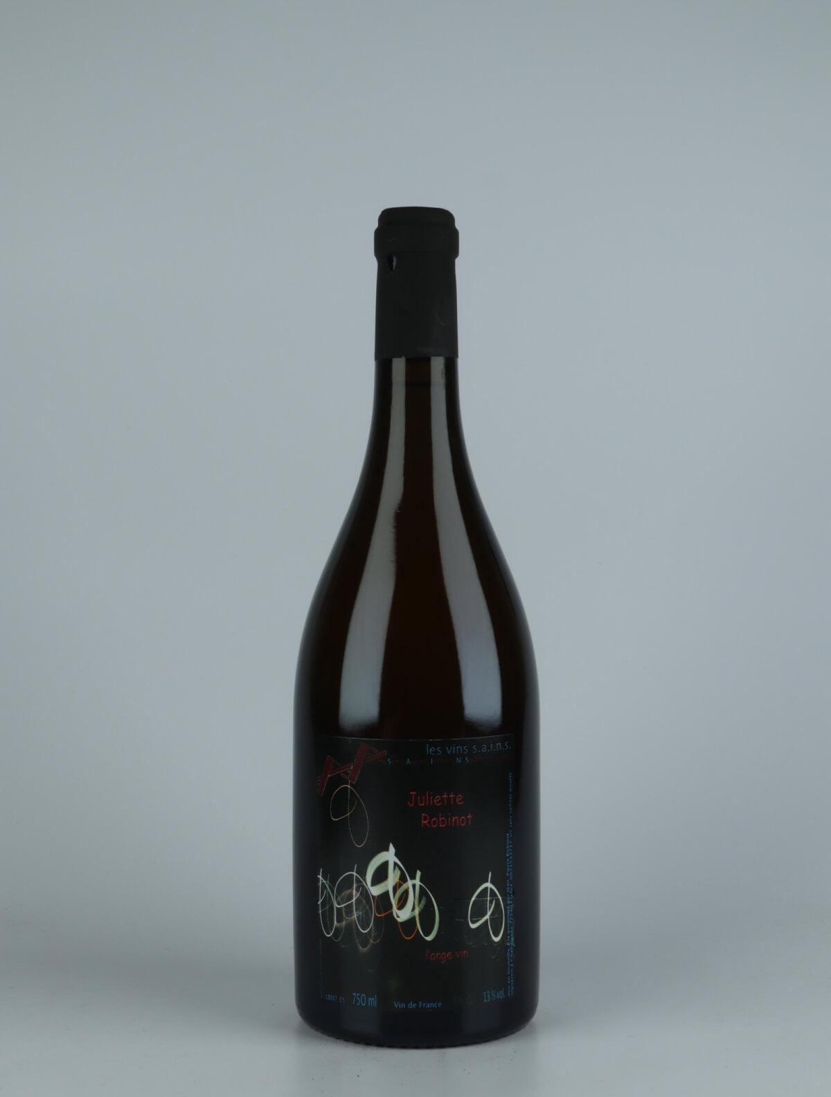 A bottle 2015 Juliette White wine from Jean-Pierre Robinot, Loire in France