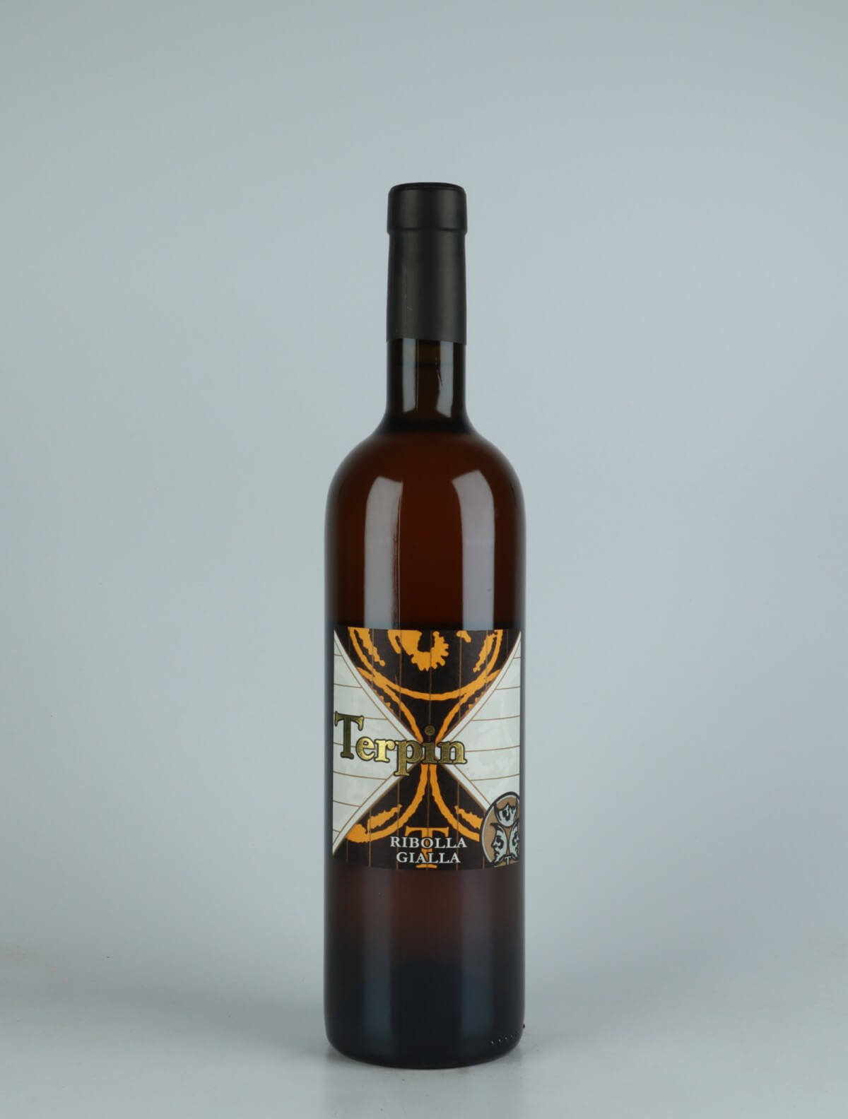 A bottle 2016 Ribolla Gialla Orange wine from Franco Terpin, Friuli in Italy