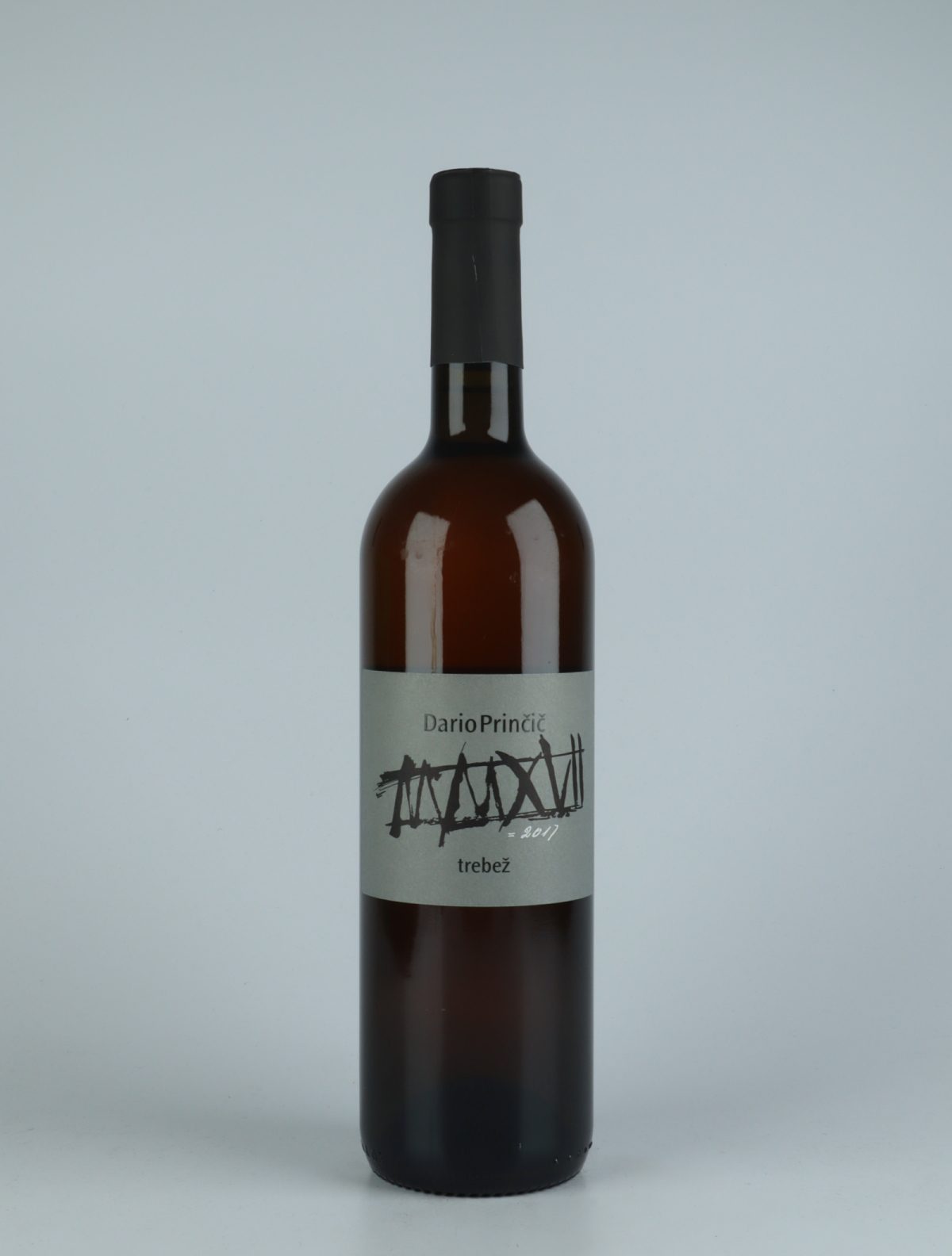 A bottle 2017 Bianco Trebez Orange wine from Dario Princic, Friuli in Italy