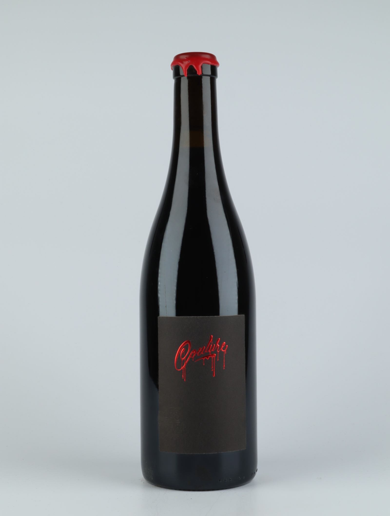 A bottle 2017 Coulure Red wine from Les Frères Soulier, Rhône in France