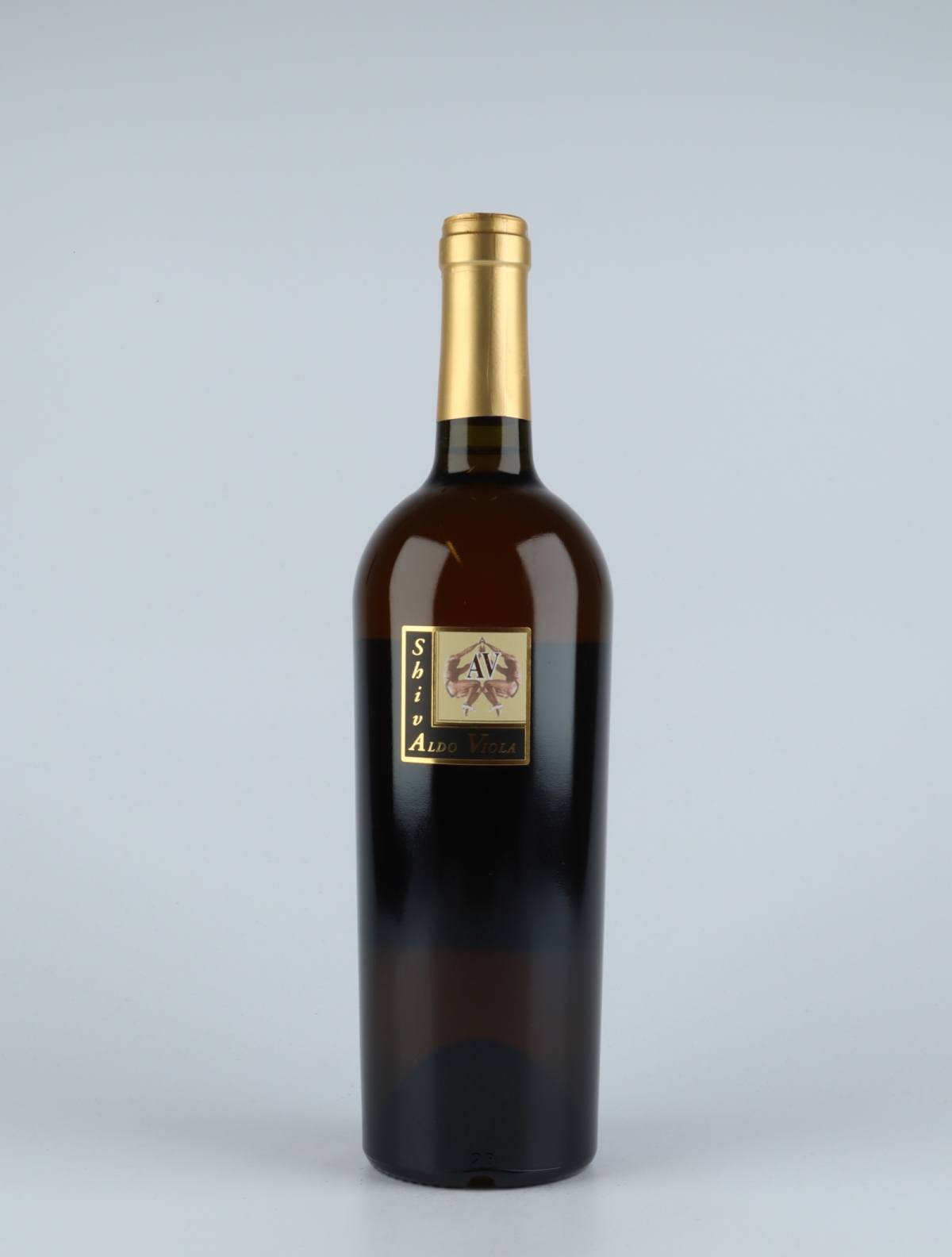 A bottle 2017 Shiva Catarratto White wine from Aldo Viola, Sicily in Italy