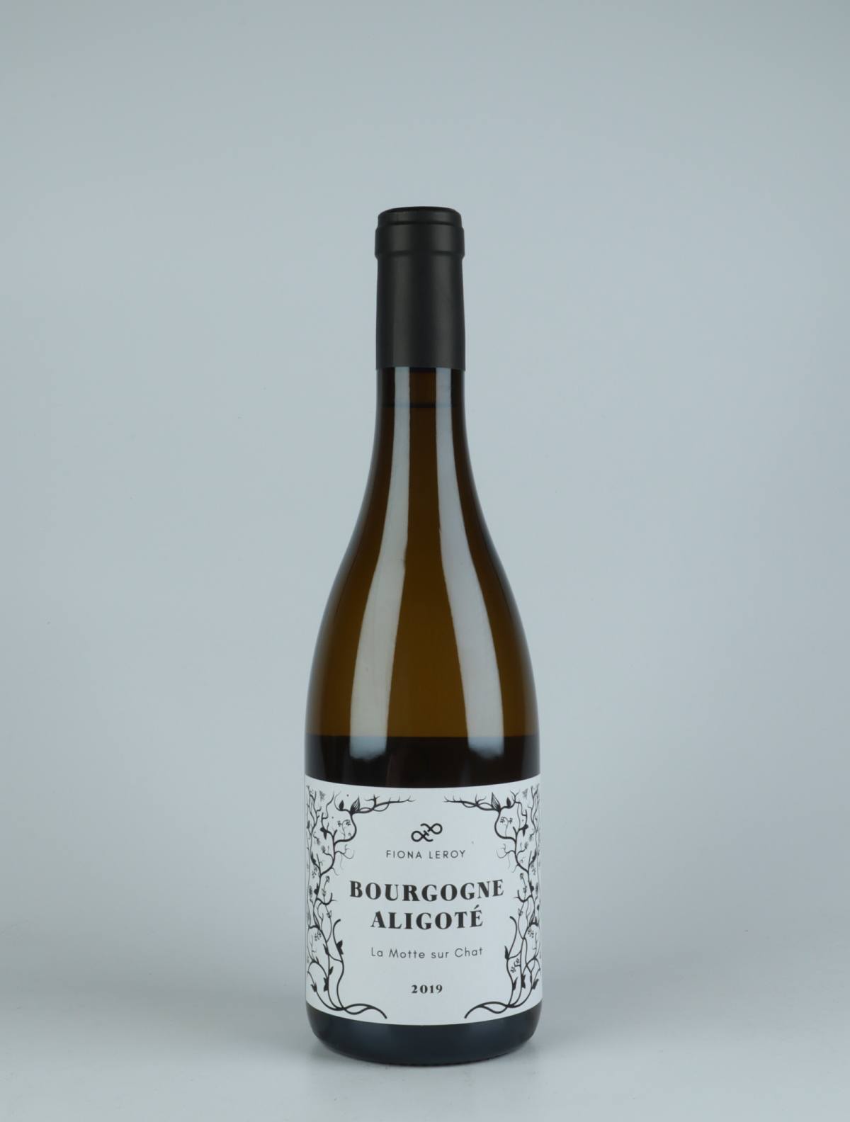 A bottle 2018 Aligoté - La Motte sur Chat White wine from Fiona Leroy, Burgundy in France