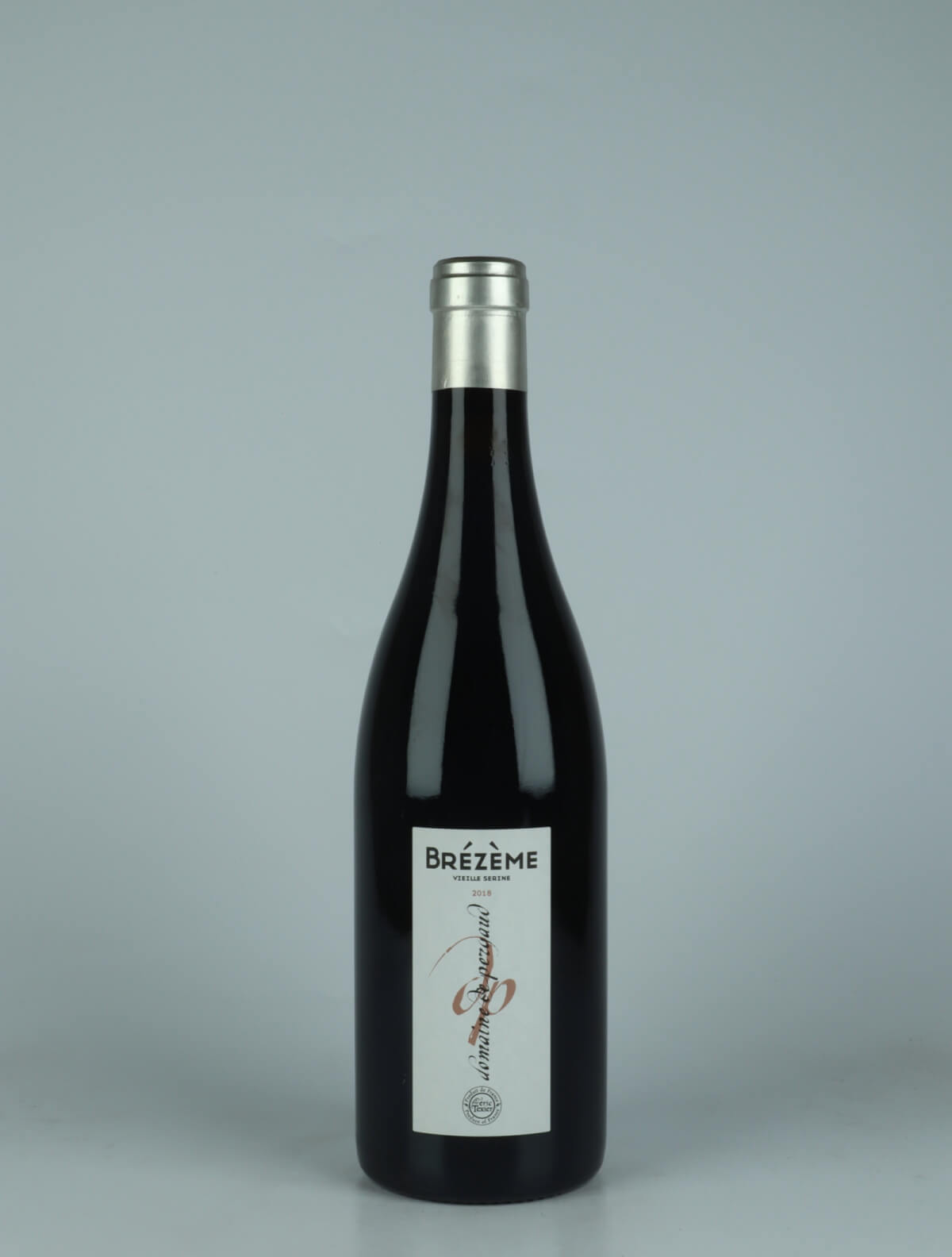 A bottle 2018 Brézème Vieille Serine Red wine from Eric Texier, Rhône in France