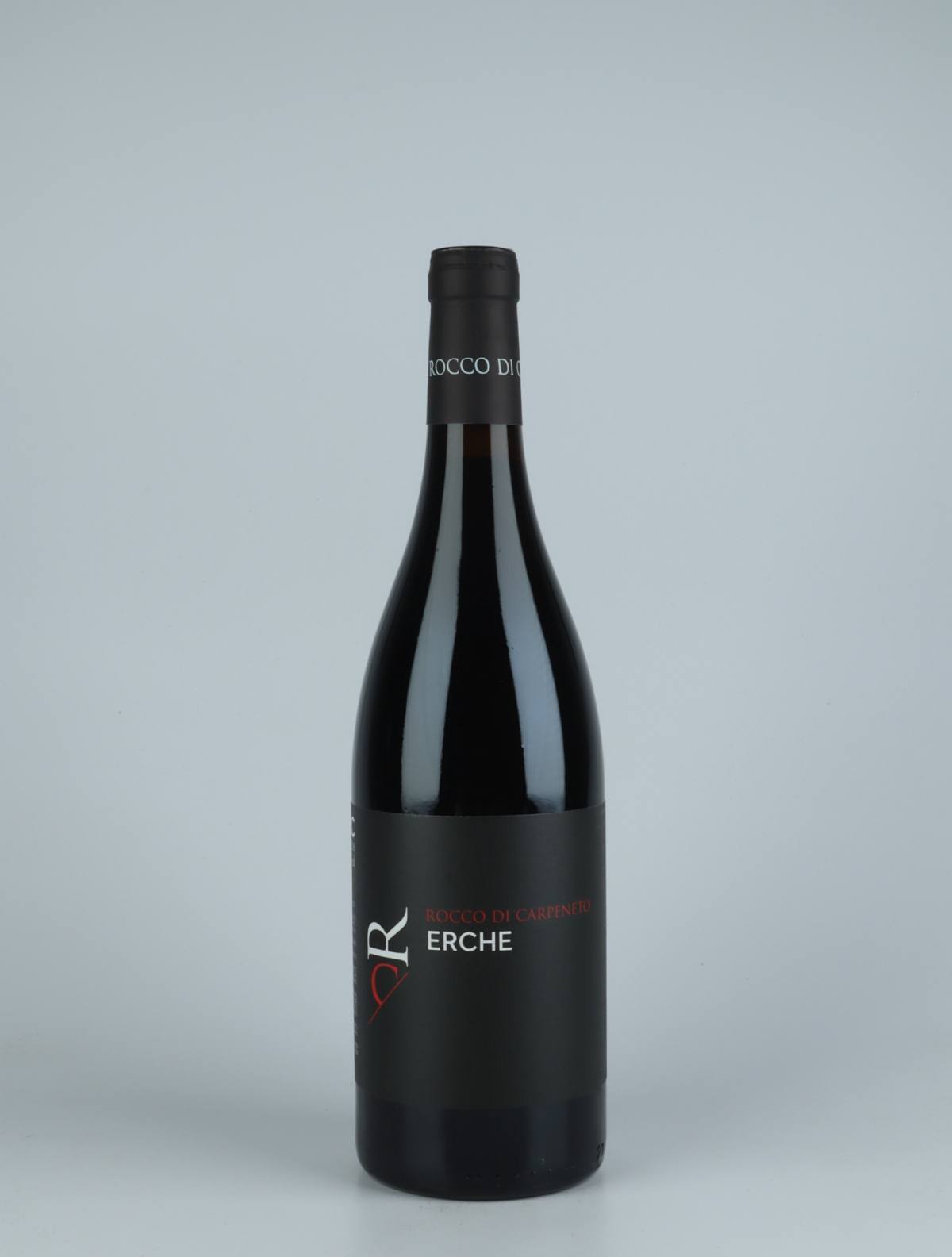 A bottle 2018 Erche Red wine from Rocco di Carpeneto, Piedmont in Italy