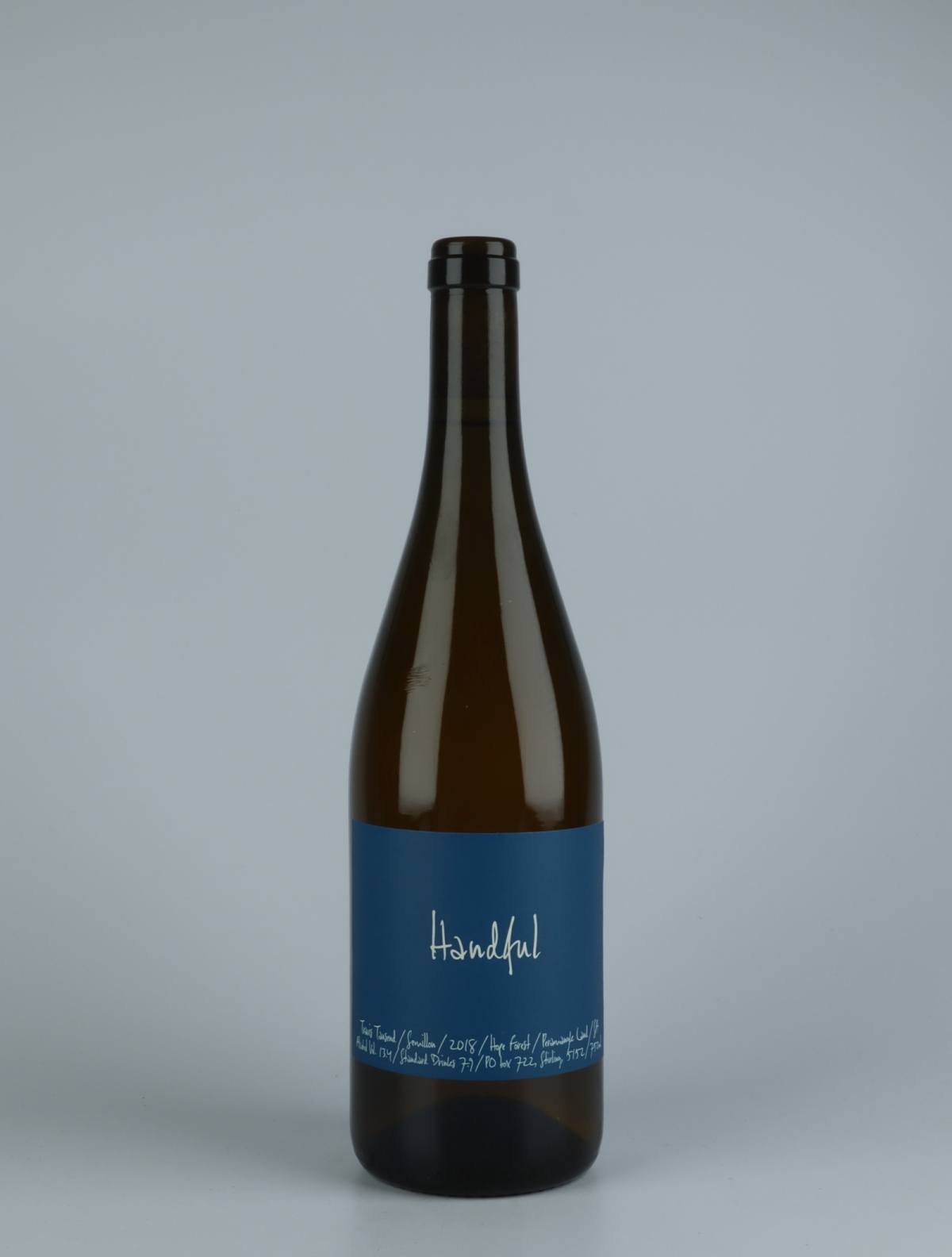 A bottle 2018 Handful Semillon Orange wine from Travis Tausend, Adelaide Hills in Australia