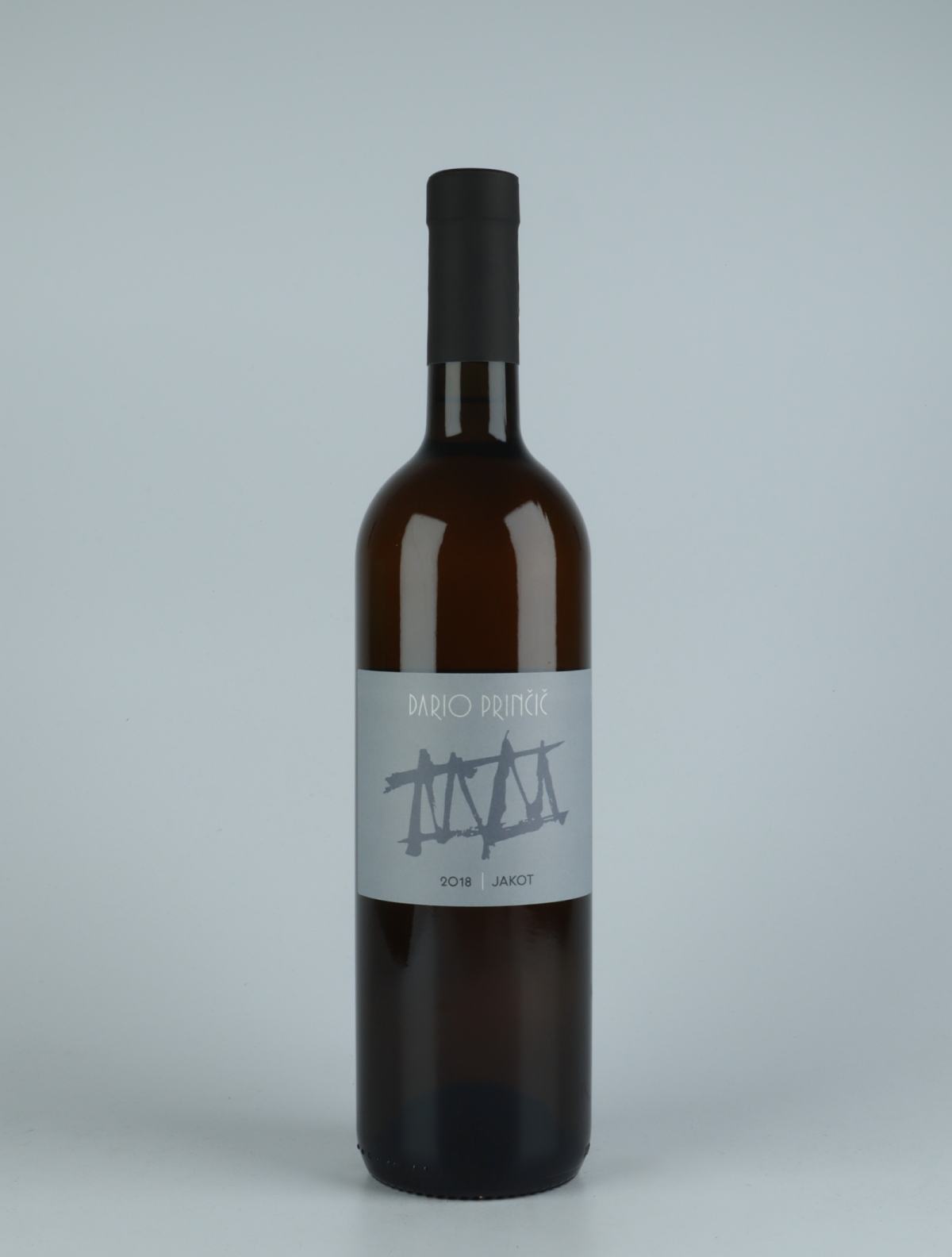 En flaske 2018 Jakot Orange vin fra Dario Princic, Friuli i Italien