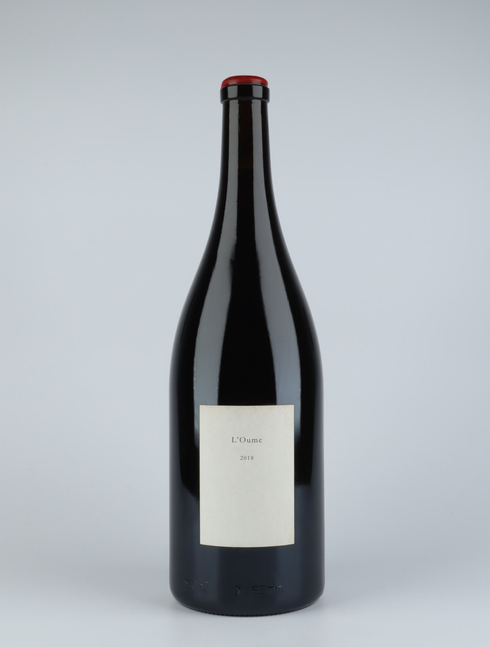 A bottle 2018 L'Oume Red wine from Les Frères Soulier, Rhône in France