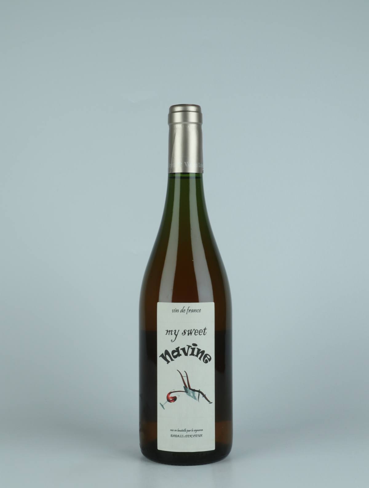 A bottle 2018 My Sweet Navine Sweet wine from Les Vignes de Babass, Loire in France