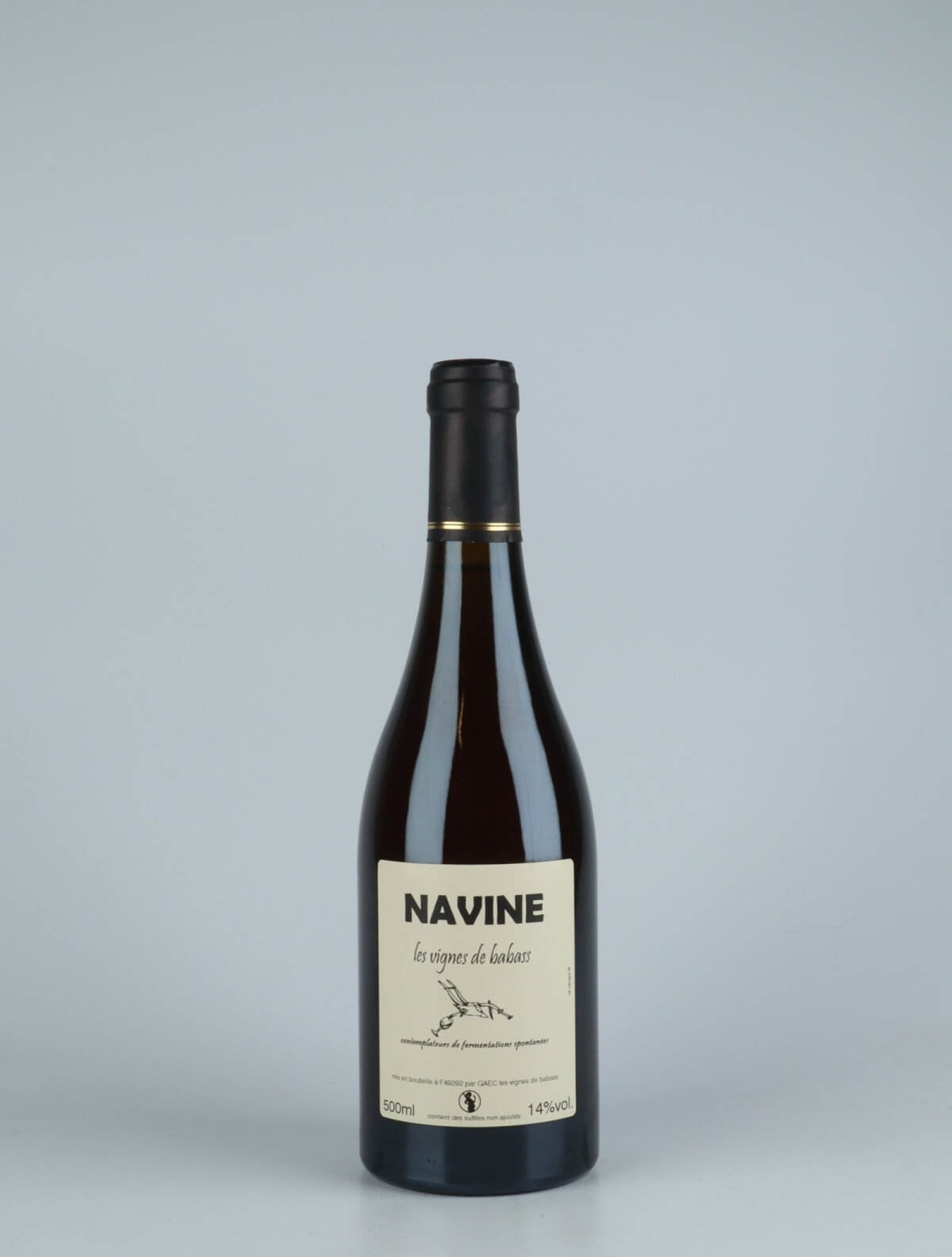 En flaske 2018 Navine Sød vin fra Les Vignes de Babass, Loire i Frankrig