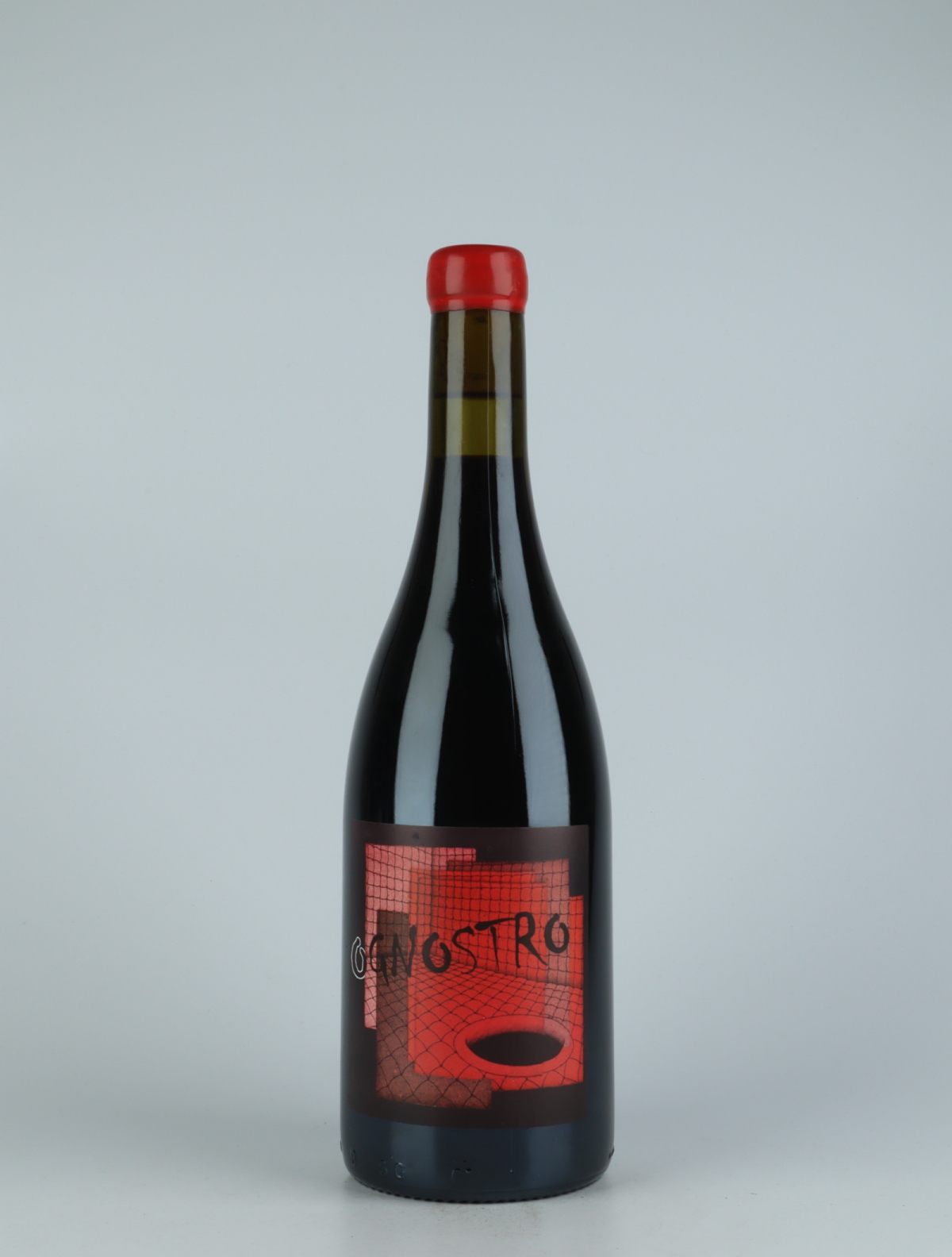 A bottle 2018 Ognostro Rosso Red wine from Marco Tinessa, Campania in Italy
