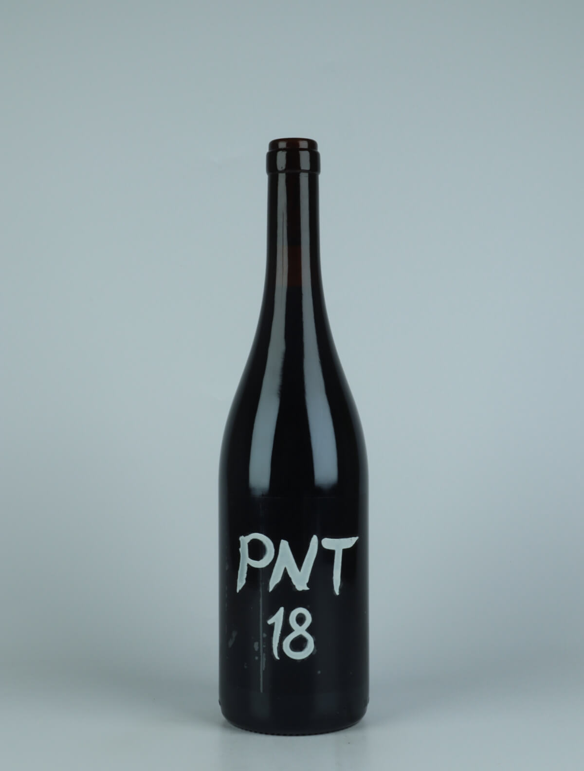 A bottle 2018 PNT Red wine from Le Coste, Lazio in Italy