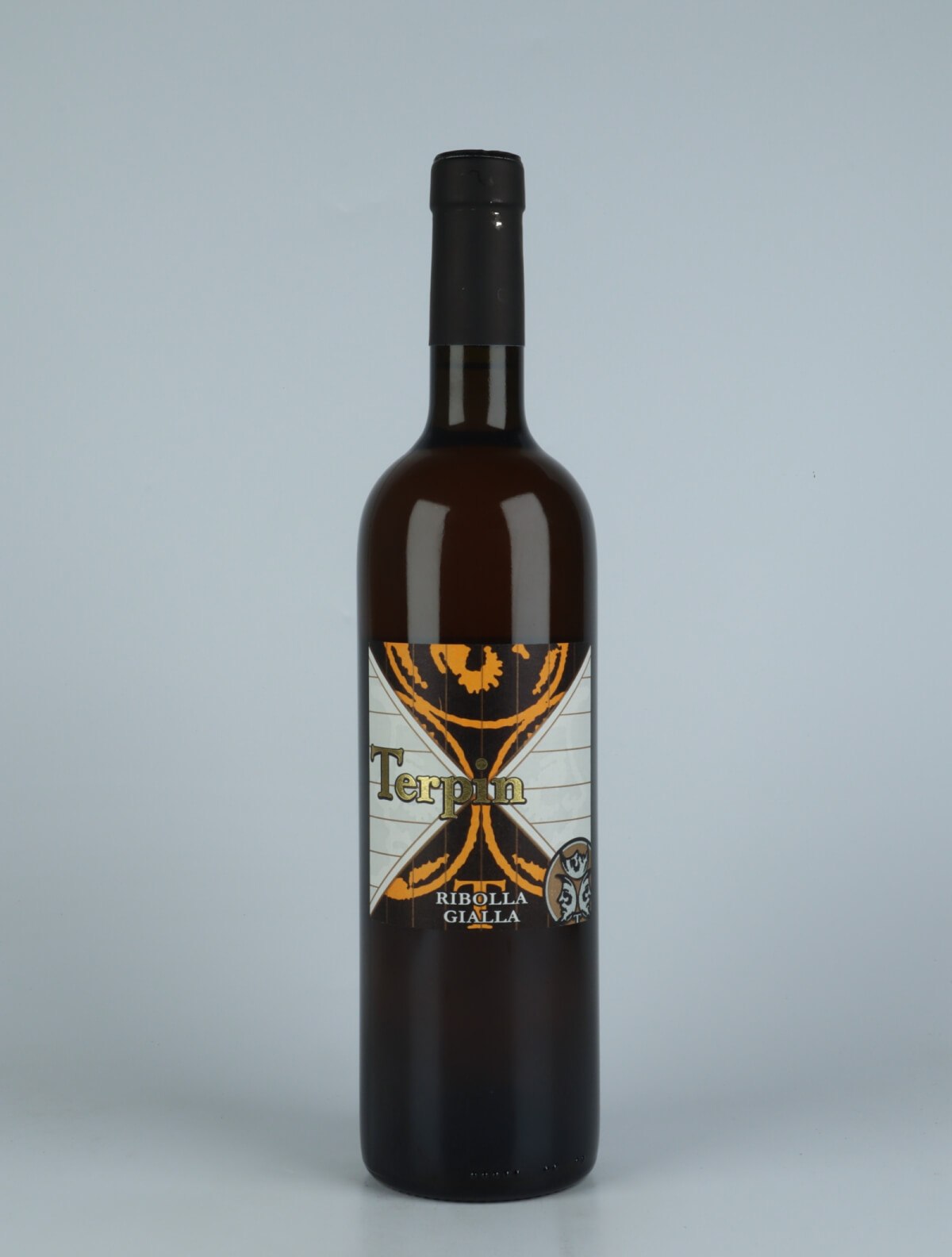 A bottle 2018 Ribolla Gialla Orange wine from Franco Terpin, Friuli in Italy