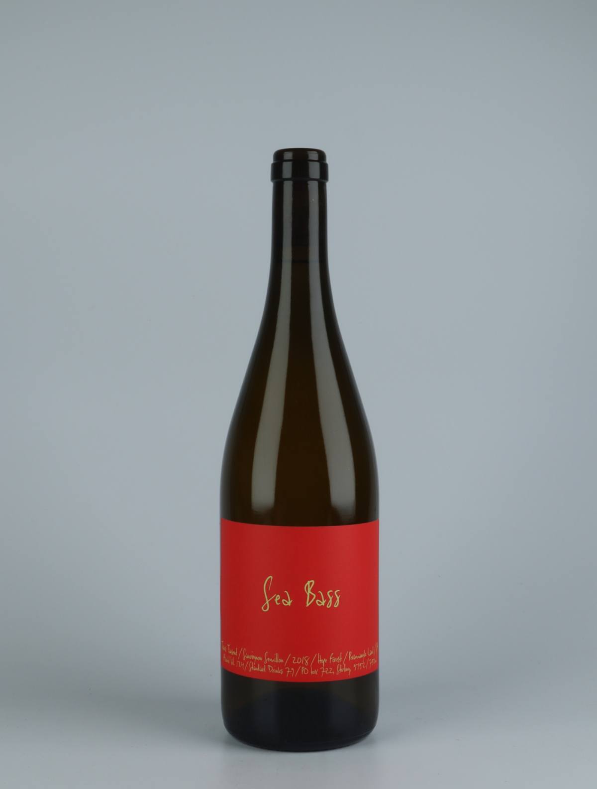 A bottle 2018 Sea Bass White wine from Travis Tausend, Adelaide Hills in 