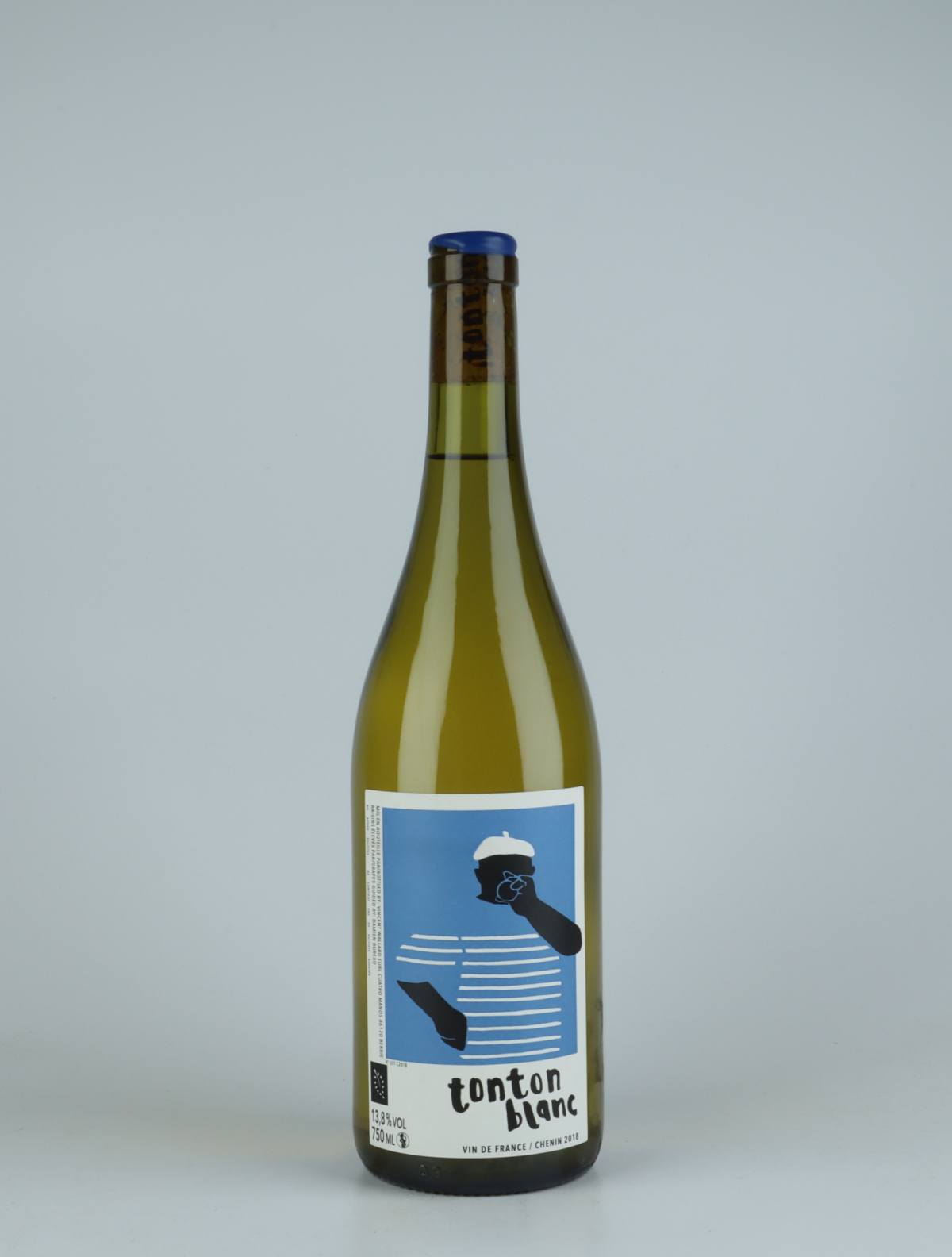 A bottle 2018 Tonton Blanc White wine from Vincent Wallard, Loire in France