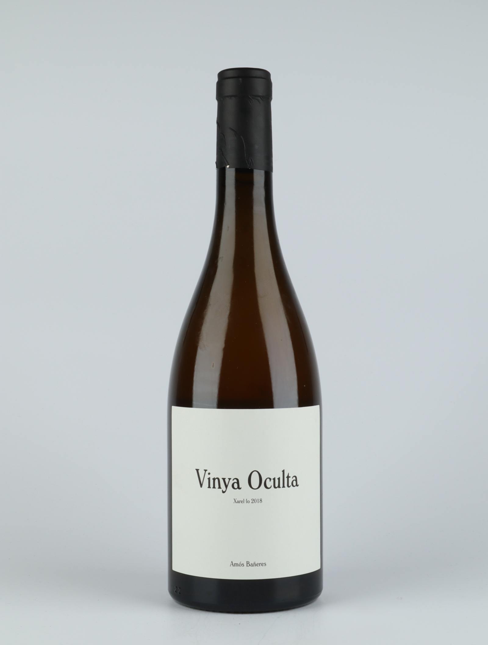 A bottle 2018 Vinya Oculta White wine from Amós Bañeres, Penedès in Spain