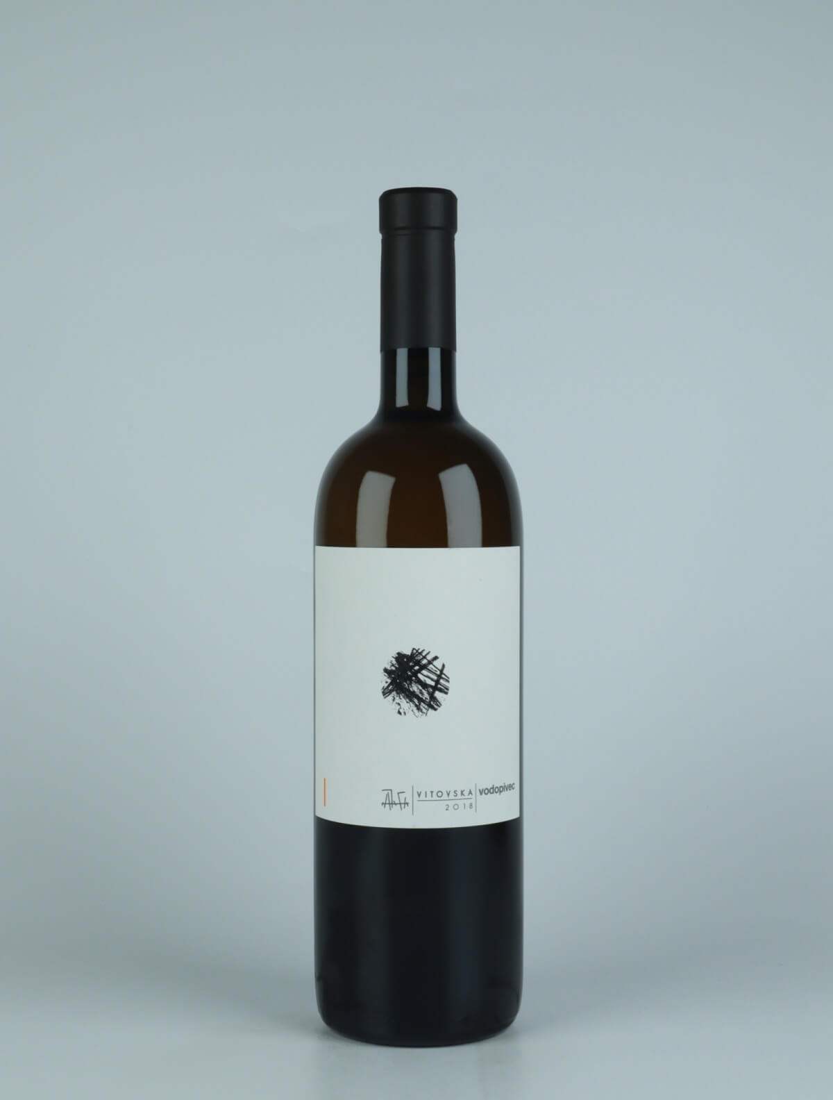 A bottle 2018 Vitovska Orange wine from Paolo Vodopivec, Friuli in Italy