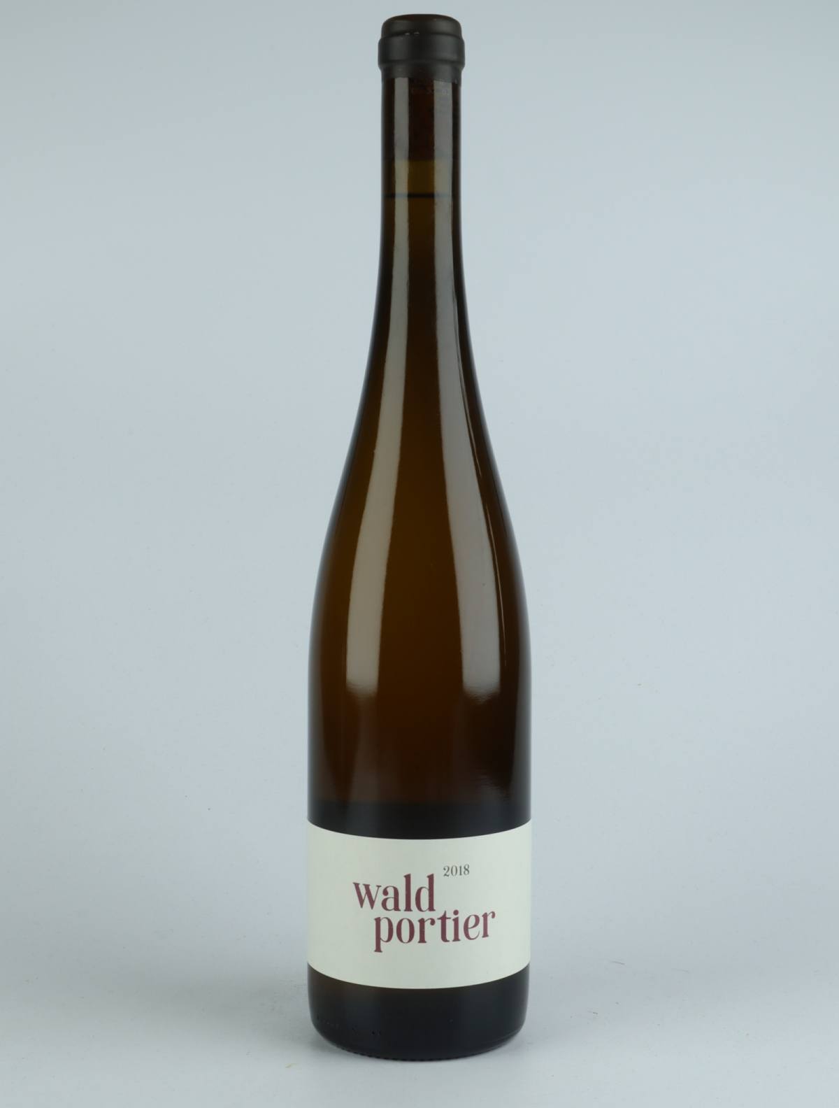 A bottle 2018 Waldportier White wine from Jakob Tennstedt, Mosel in Germany