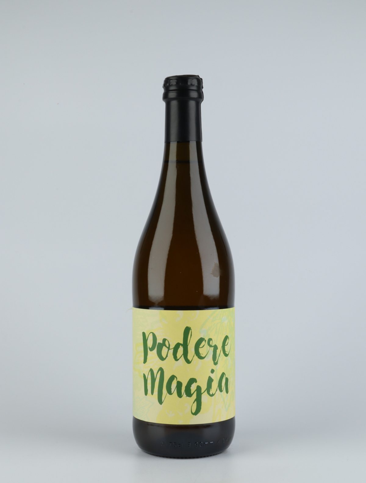 A bottle 2019 Bianco Frizzante - ETICHETTA VERDE Sparkling from Podere Magia, Emilia-Romagna in Italy