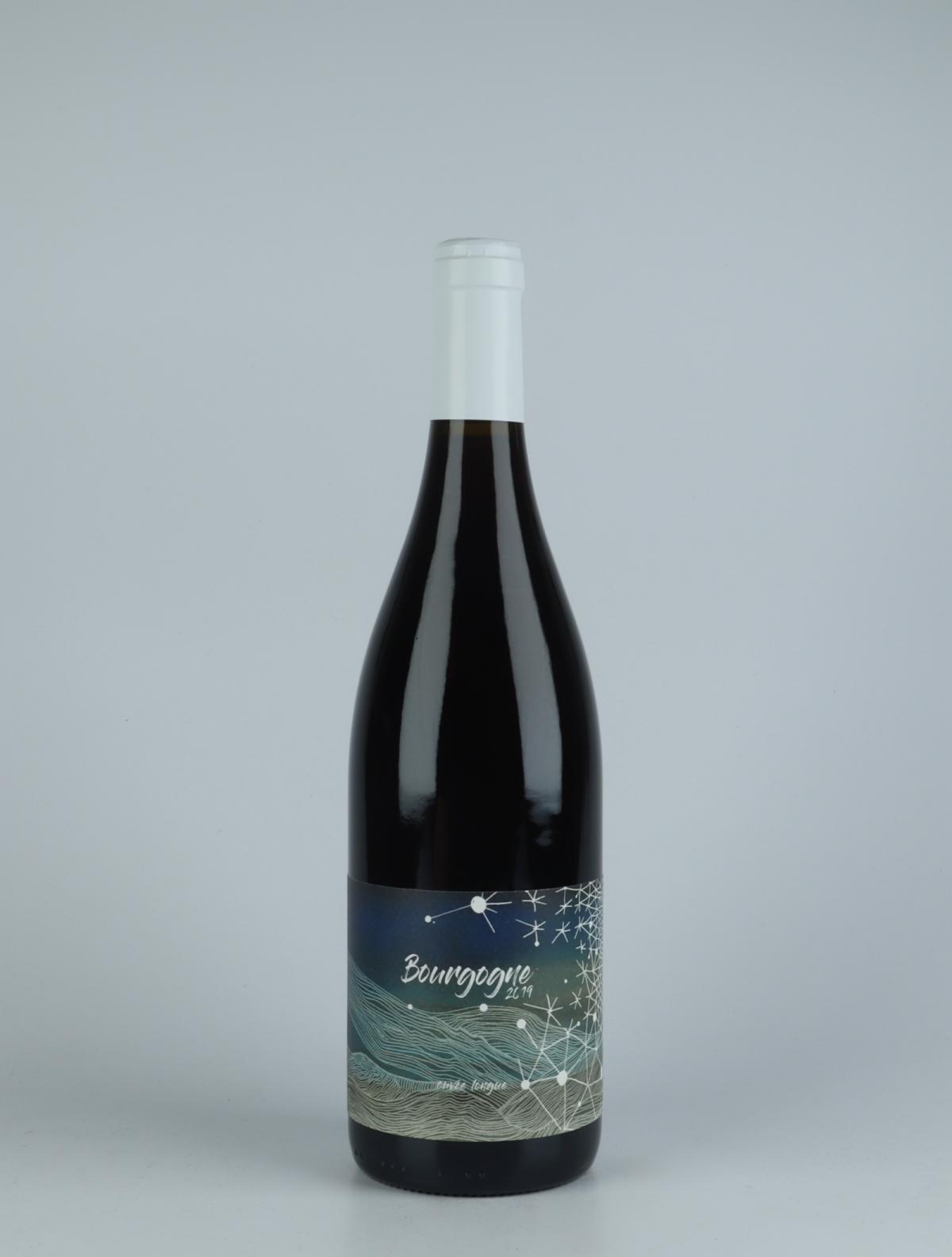 En flaske 2019 Bourgogne Rouge - Cuvée Longue Rødvin fra Domaine Didon, Bourgogne i Frankrig