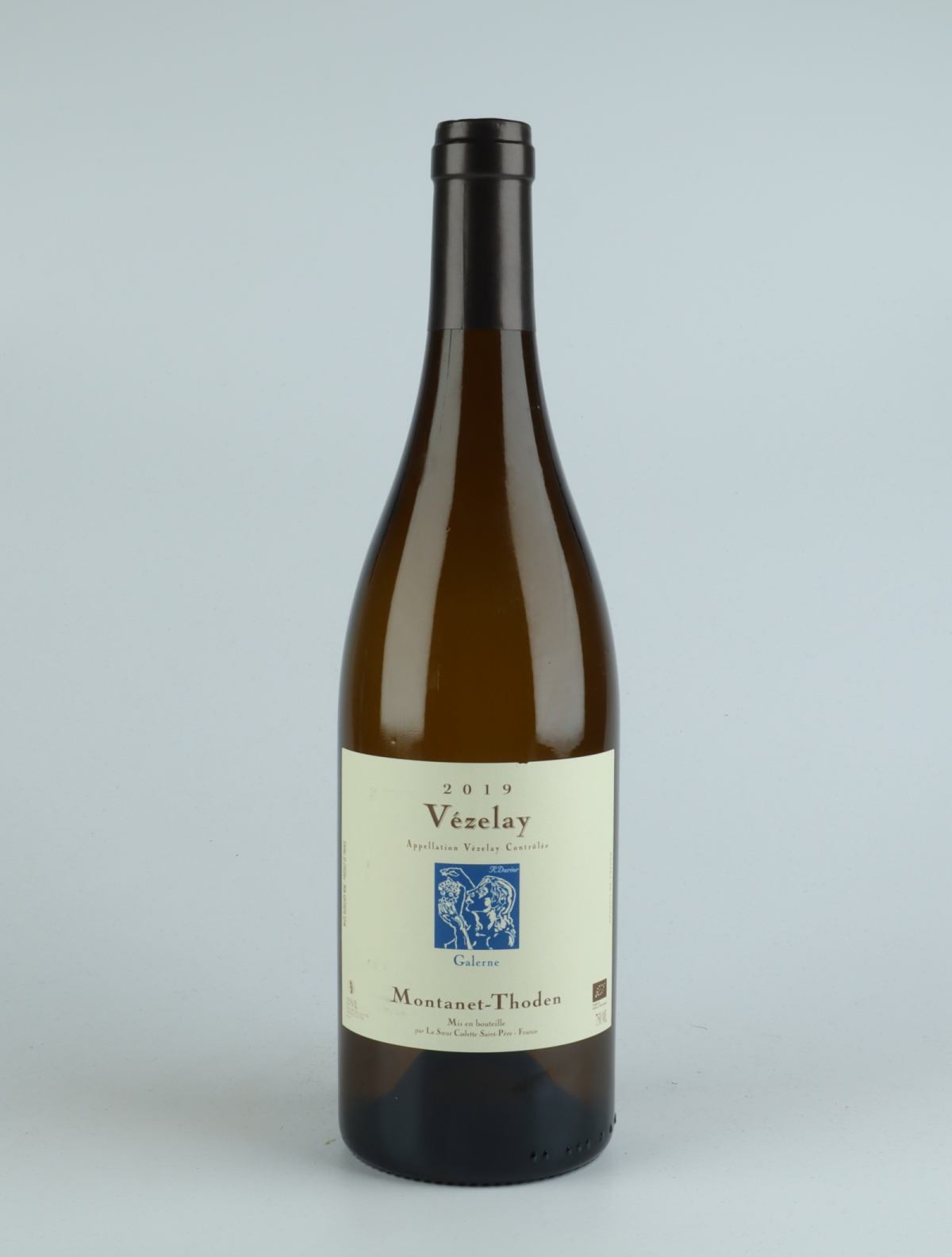 A bottle 2019 Bourgogne Vézelay - Galerne White wine from Domaine Montanet-Thoden, Burgundy in France