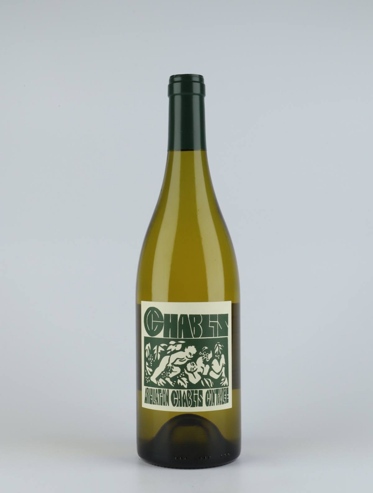 A bottle 2019 Chablis White wine from La Sœur Cadette, Burgundy in France