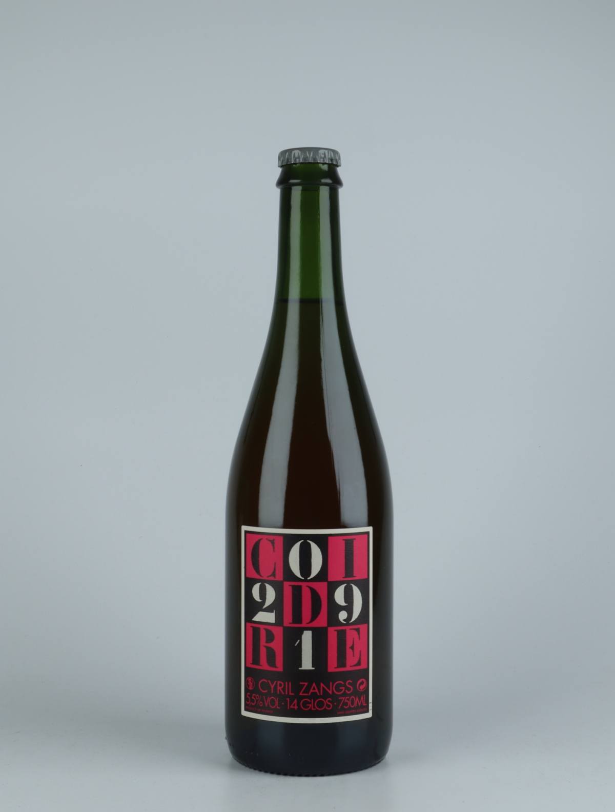 A bottle 2019 Cidre Brut Cider from Cyril Zangs, Normandy in France