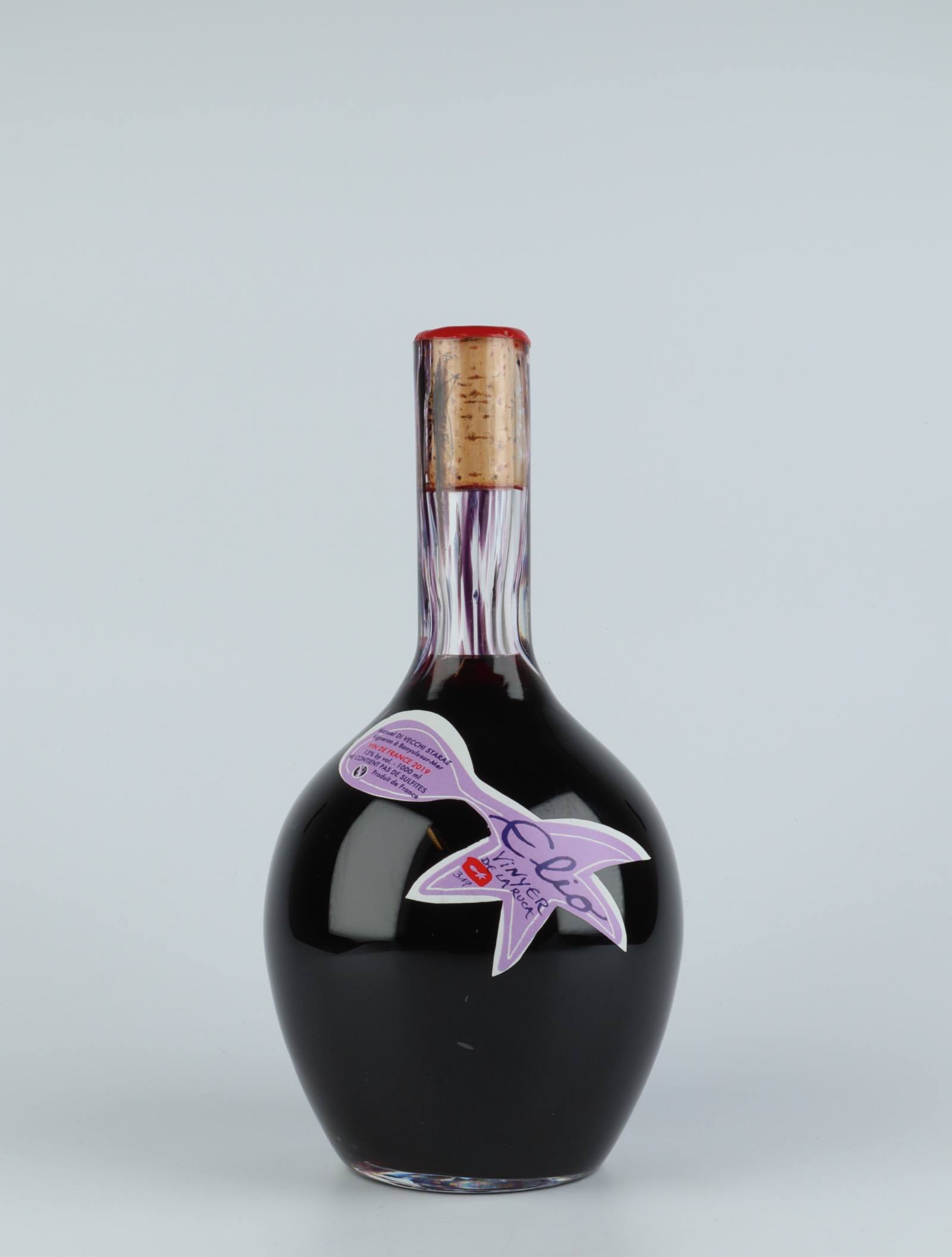 A bottle 2019 Elio Red wine from Vinyer de la Ruca, Rousillon in France
