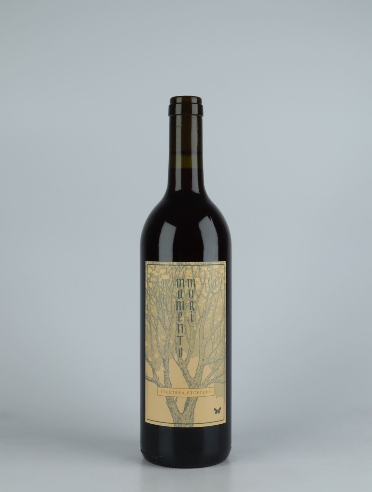 A bottle 2019 Etc Etc Red wine from Momento Mori, Victoria in Australia