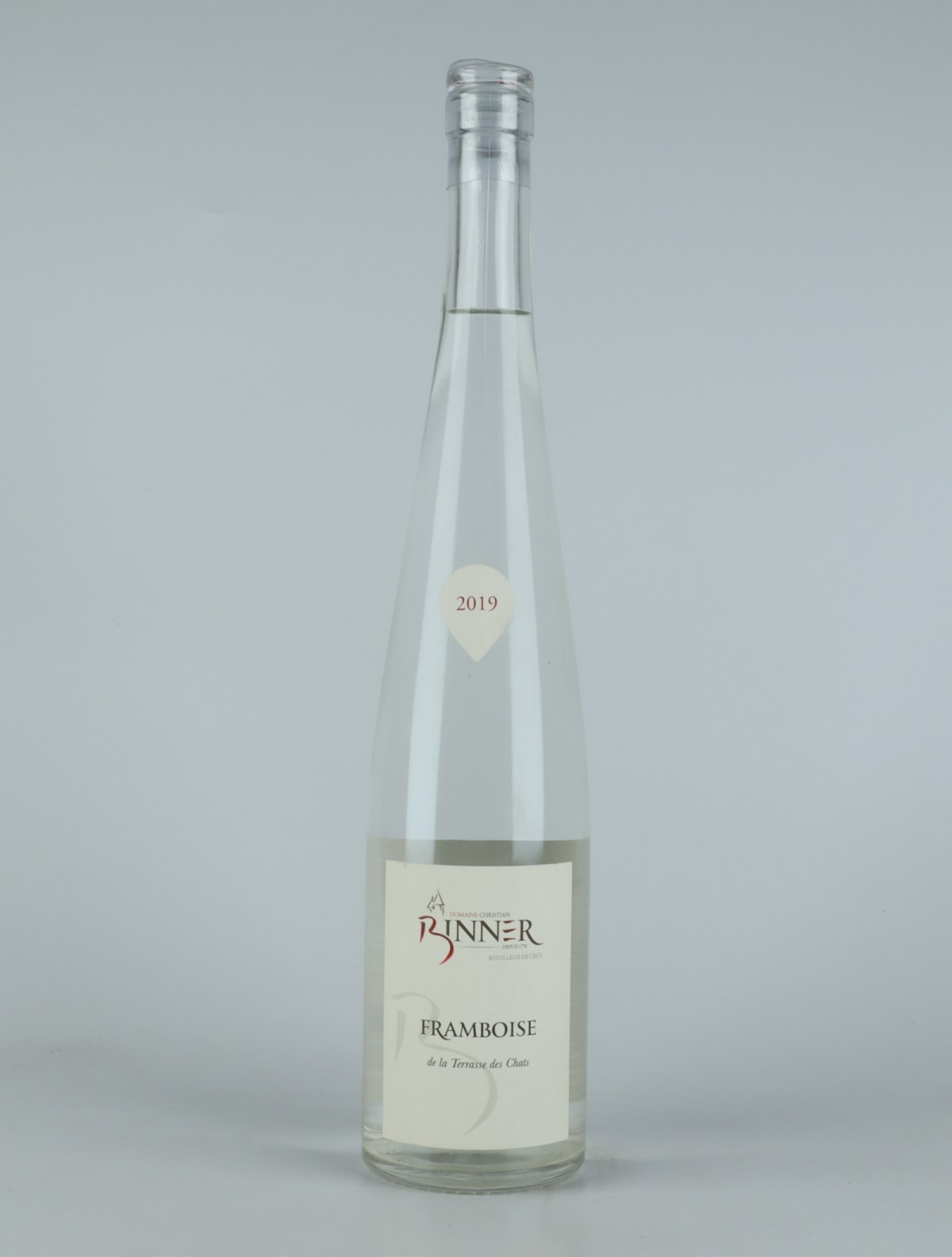 A bottle 2019 Framboise - Domaine Binner Spirits from Domaine Christian Binner, Alsace in France