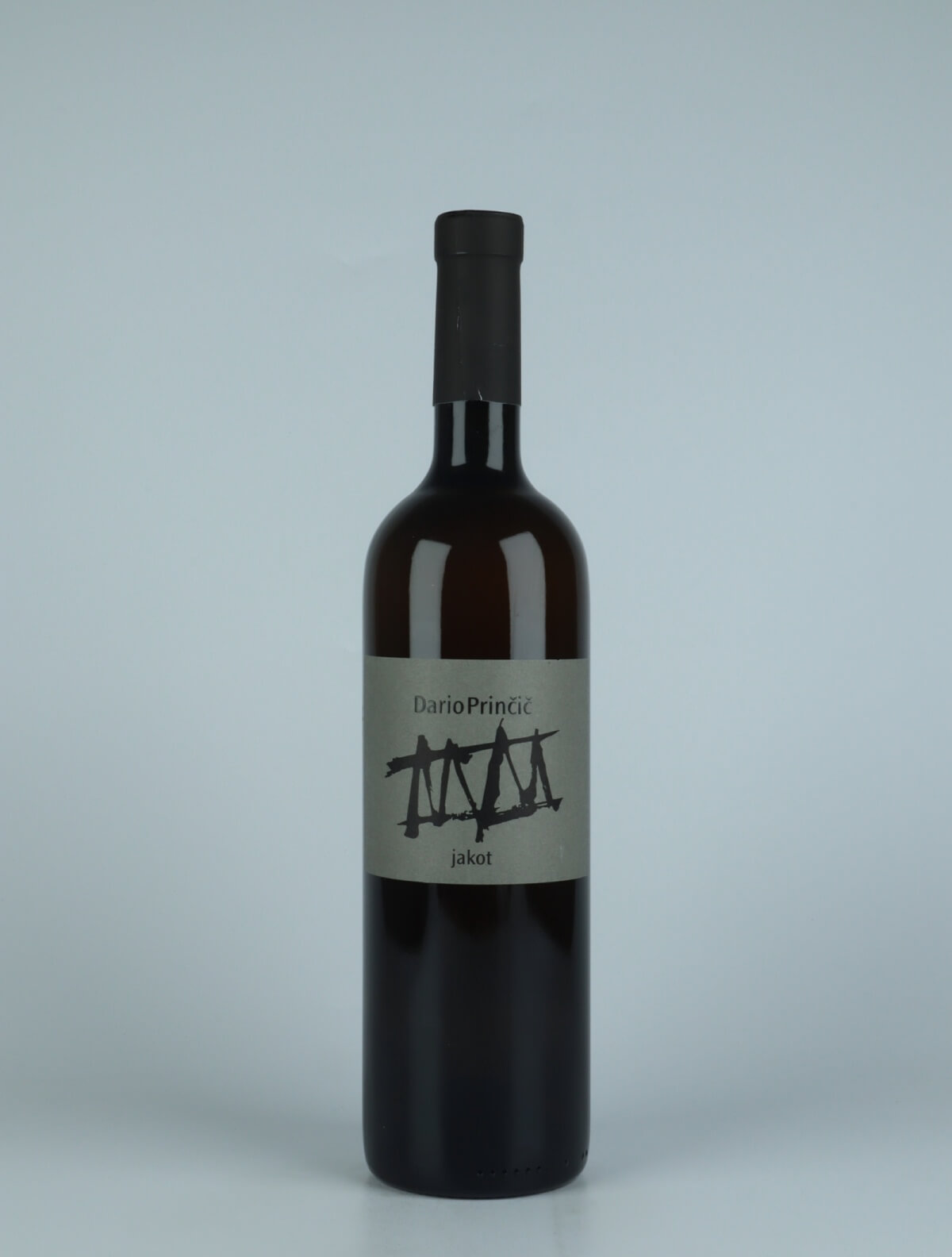 En flaske 2019 Jakot Orange vin fra Dario Princic, Friuli i Italien