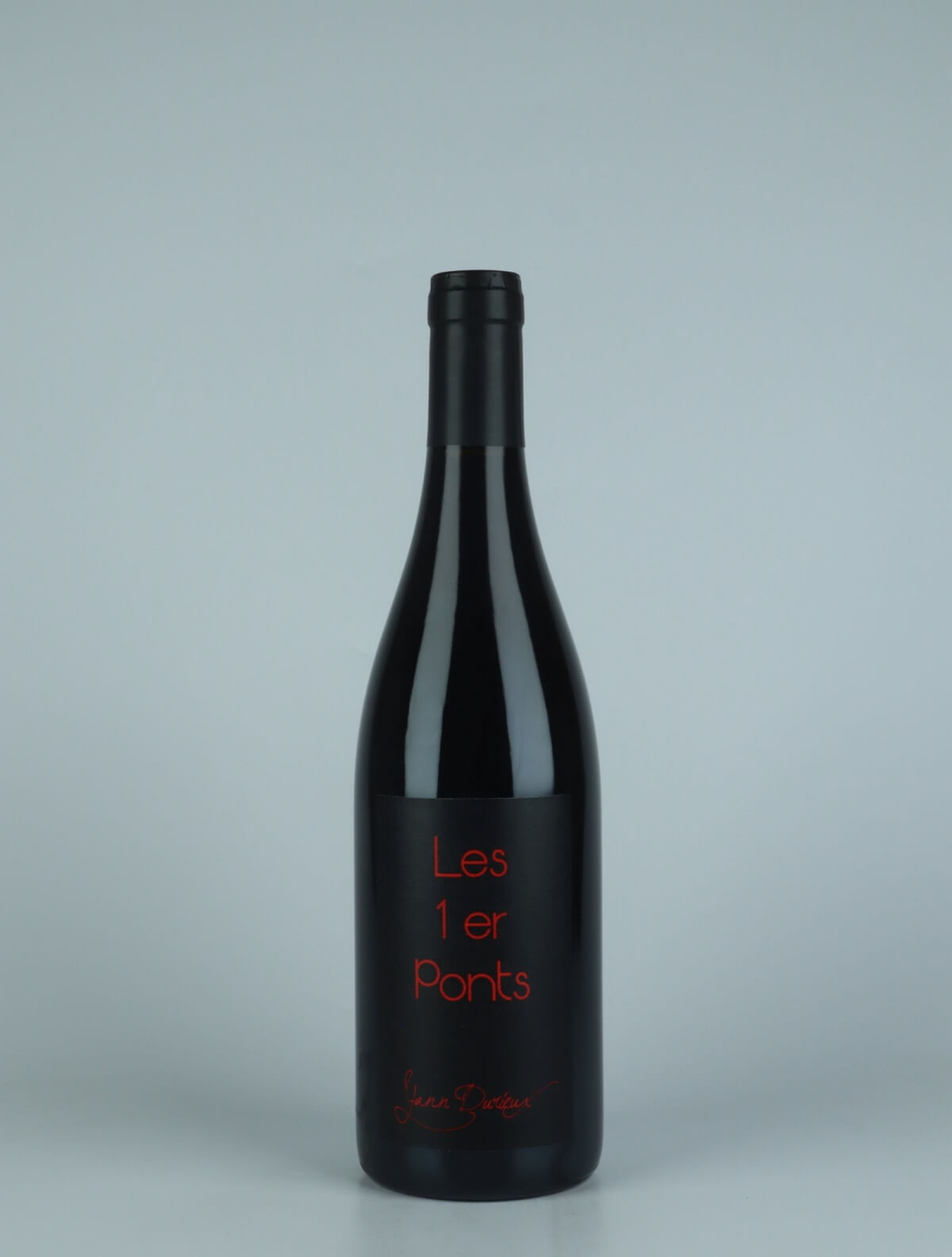 En flaske 2019 Les 1er Ponts Rødvin fra Yann Durieux, Bourgogne i Frankrig