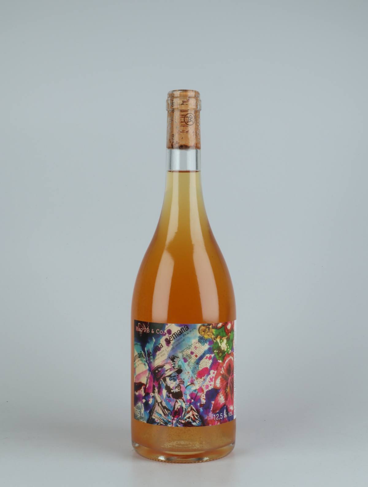 A bottle 2019 Mac PB & Co. Orange wine from Les Vins du Fab, Neuchâtel in 