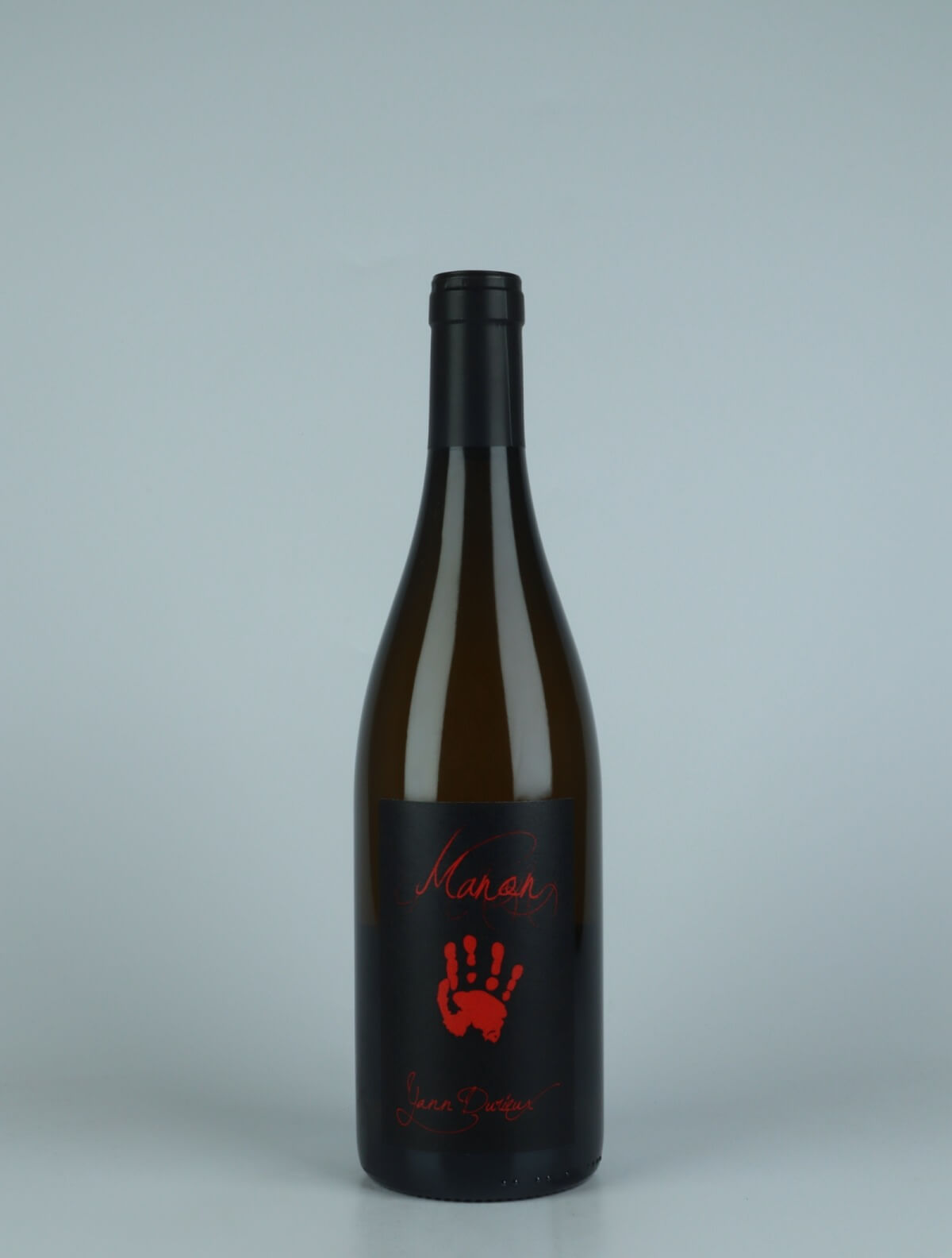 A bottle 2019 Manon White wine from Yann Durieux, Burgundy in France