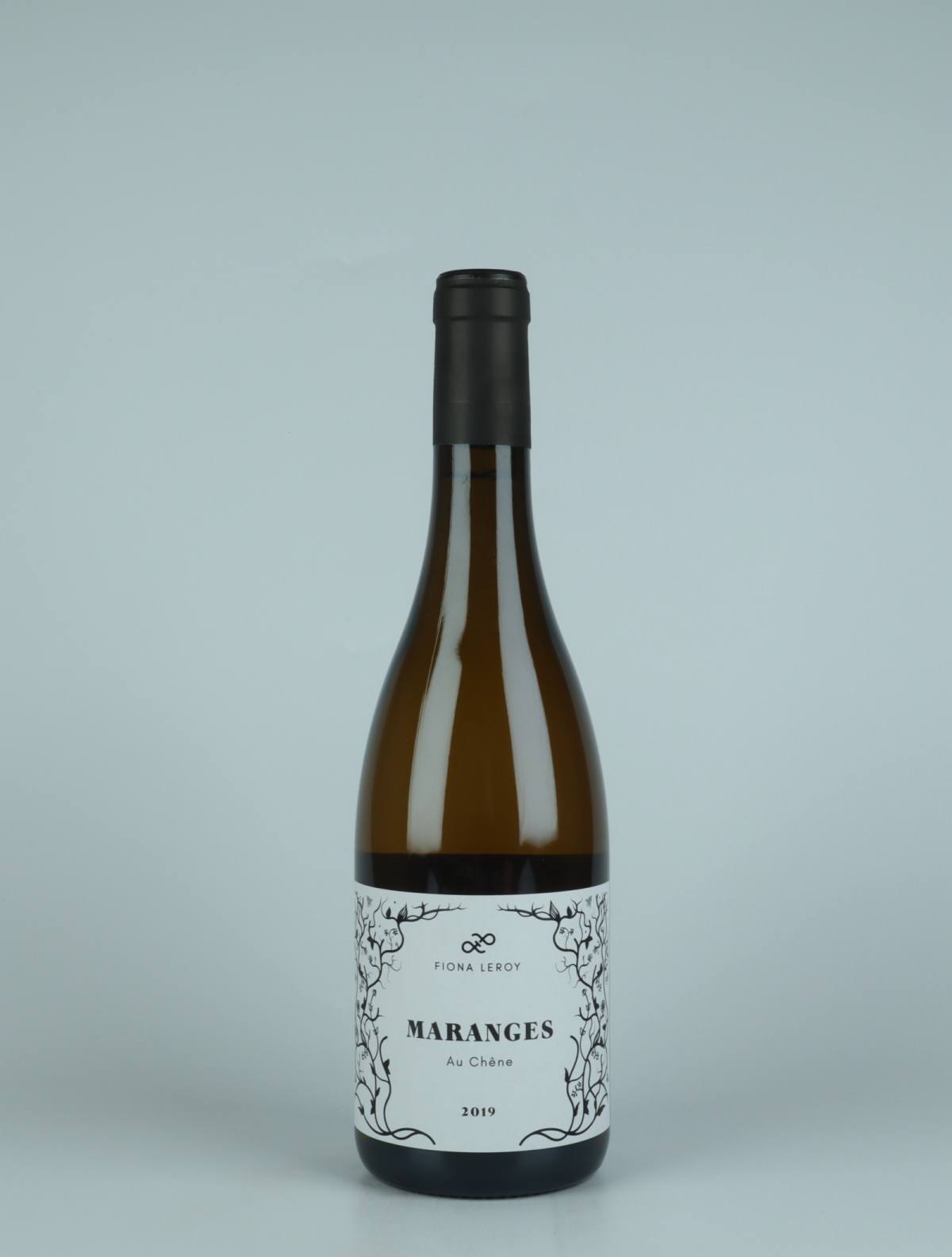 A bottle 2019 Maranges Blanc - Au Chêne White wine from Fiona Leroy, Burgundy in France