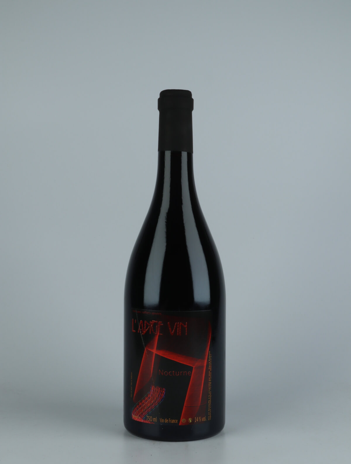 A bottle 2019 Nocturne Red wine from Jean-Pierre Robinot, Loire in France