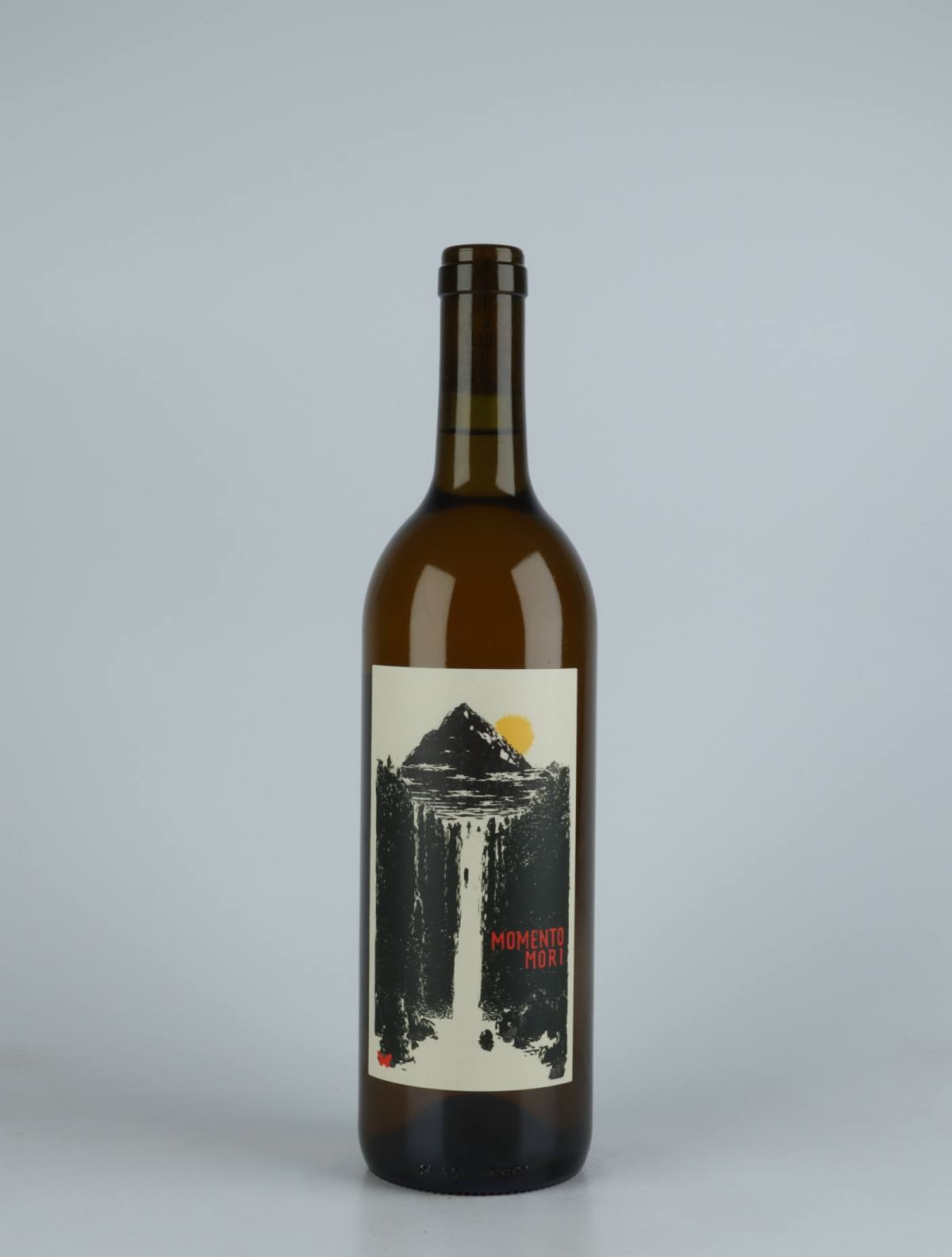 A bottle 2019 Nosiola Orange wine from Momento Mori, Victoria in 
