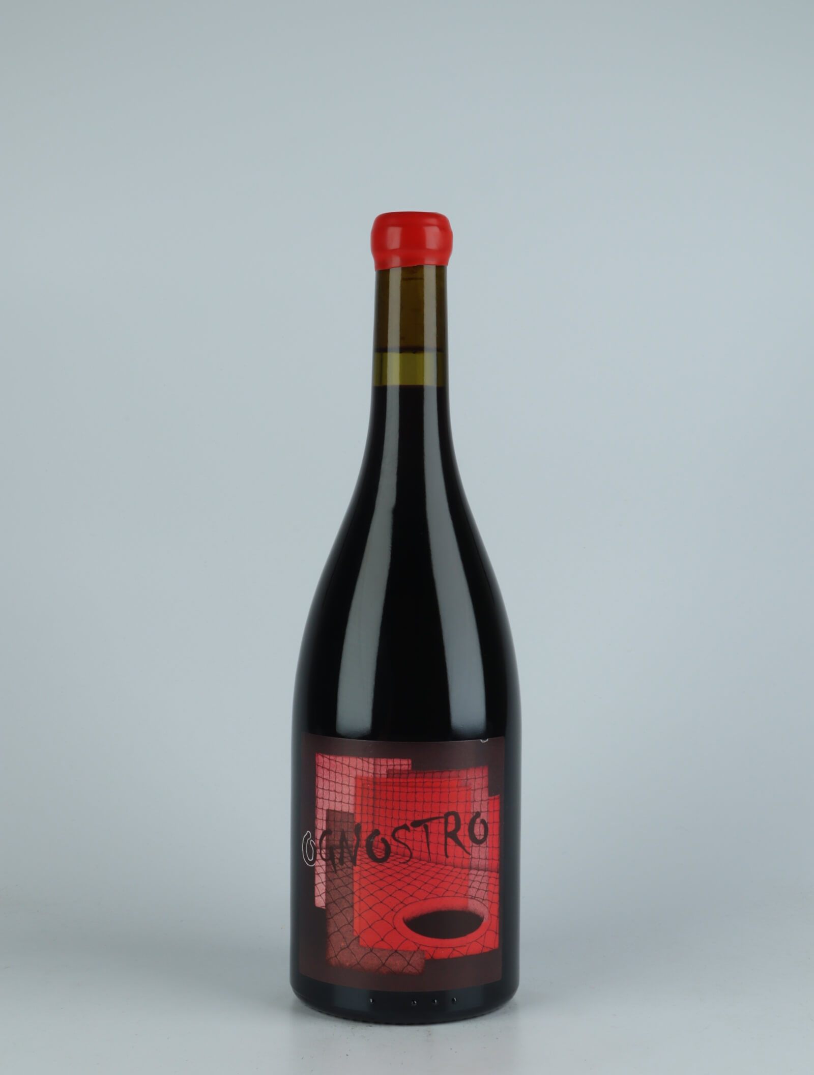 En flaske 2019 Ognostro Rosso Rødvin fra Marco Tinessa, Campanien i Italien