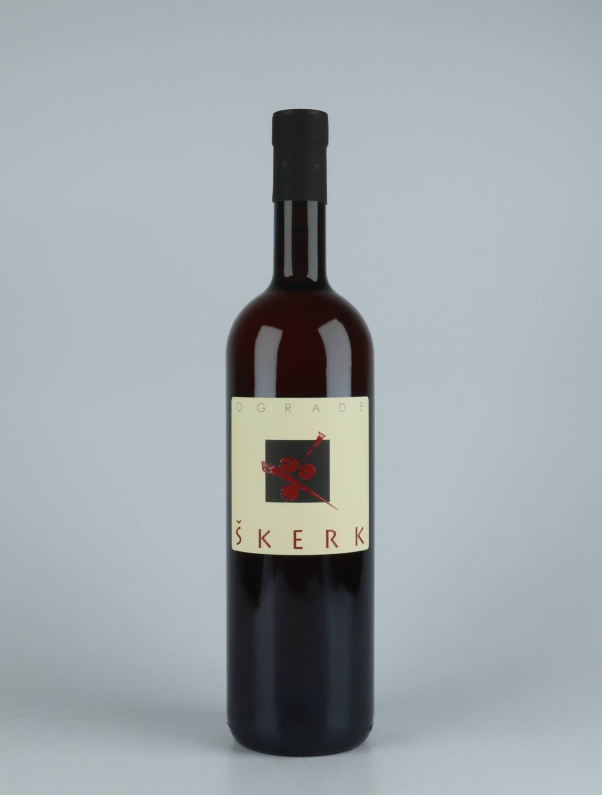 En flaske 2019 Ograde Orange vin fra Skerk, Friuli i Italien