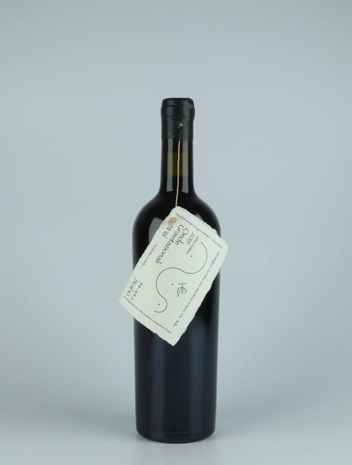 A bottle 2019 Onde Gravitazionali 54 45 1 Red wine from Fabio Gea, Piedmont in Italy