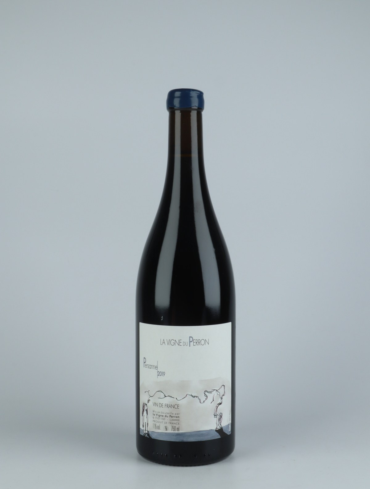A bottle 2019 Persanne Red wine from Domaine du Perron, Bugey in France